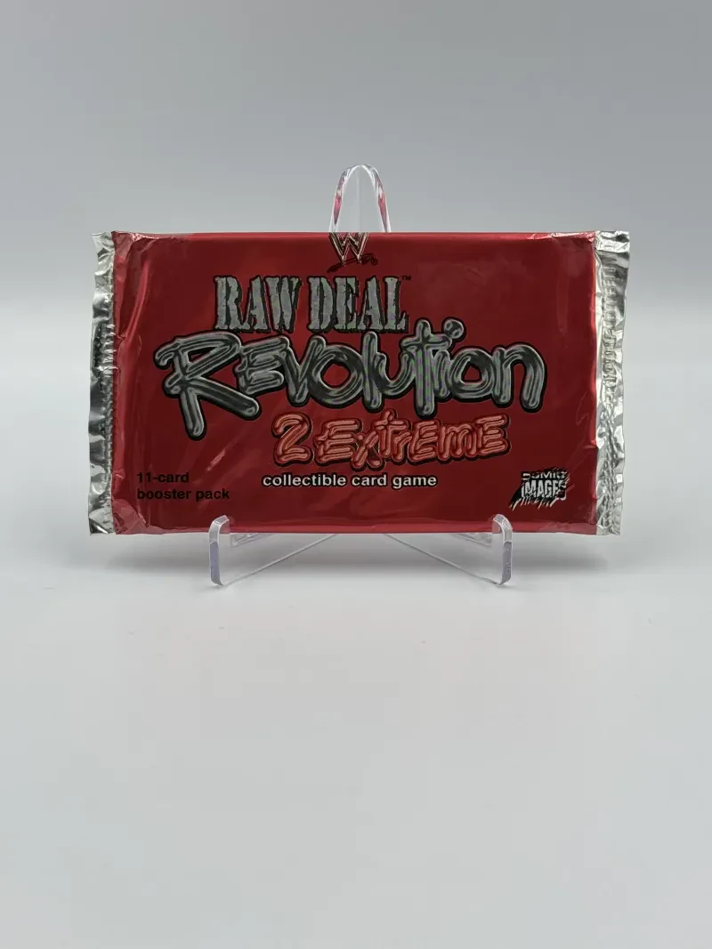 Raw deal revolution two extreme (cartas) sobre rojo