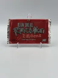 Raw deal revolution two extreme (cartas) sobre rojo
