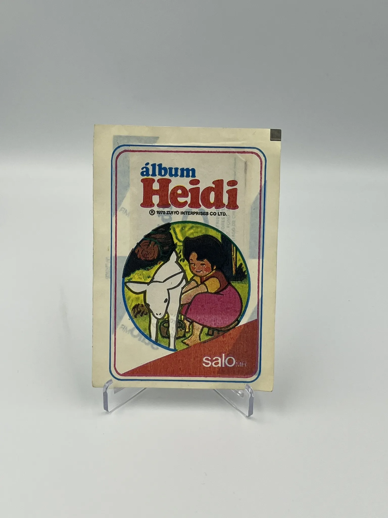 Heidi - Sobre de Laminas/Cromos/Figuritas Sellado Original - Salo