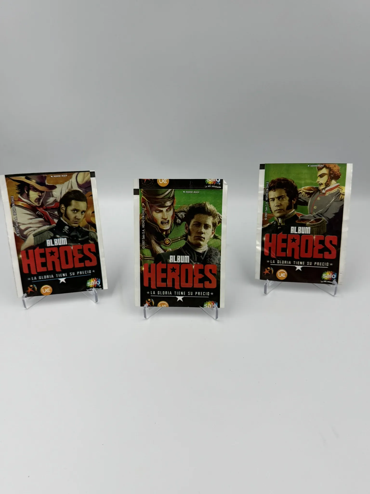 Heroes - Sobre (3 Variantes) de Laminas/Cromos/Figuritas Sellado Original - Salo