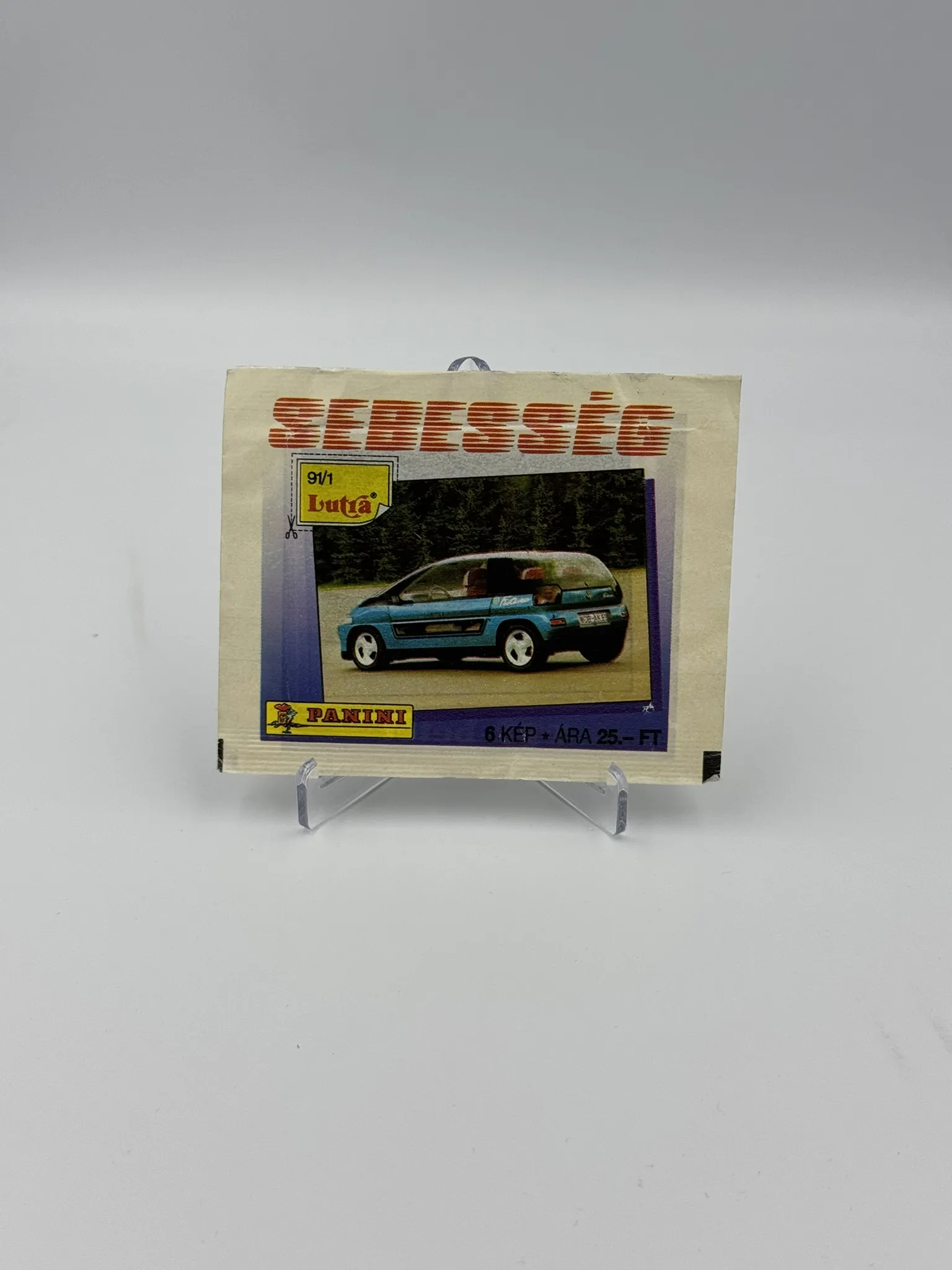 Auto - Sobre de Laminas/Cromos/Figuritas Sellado - Panini