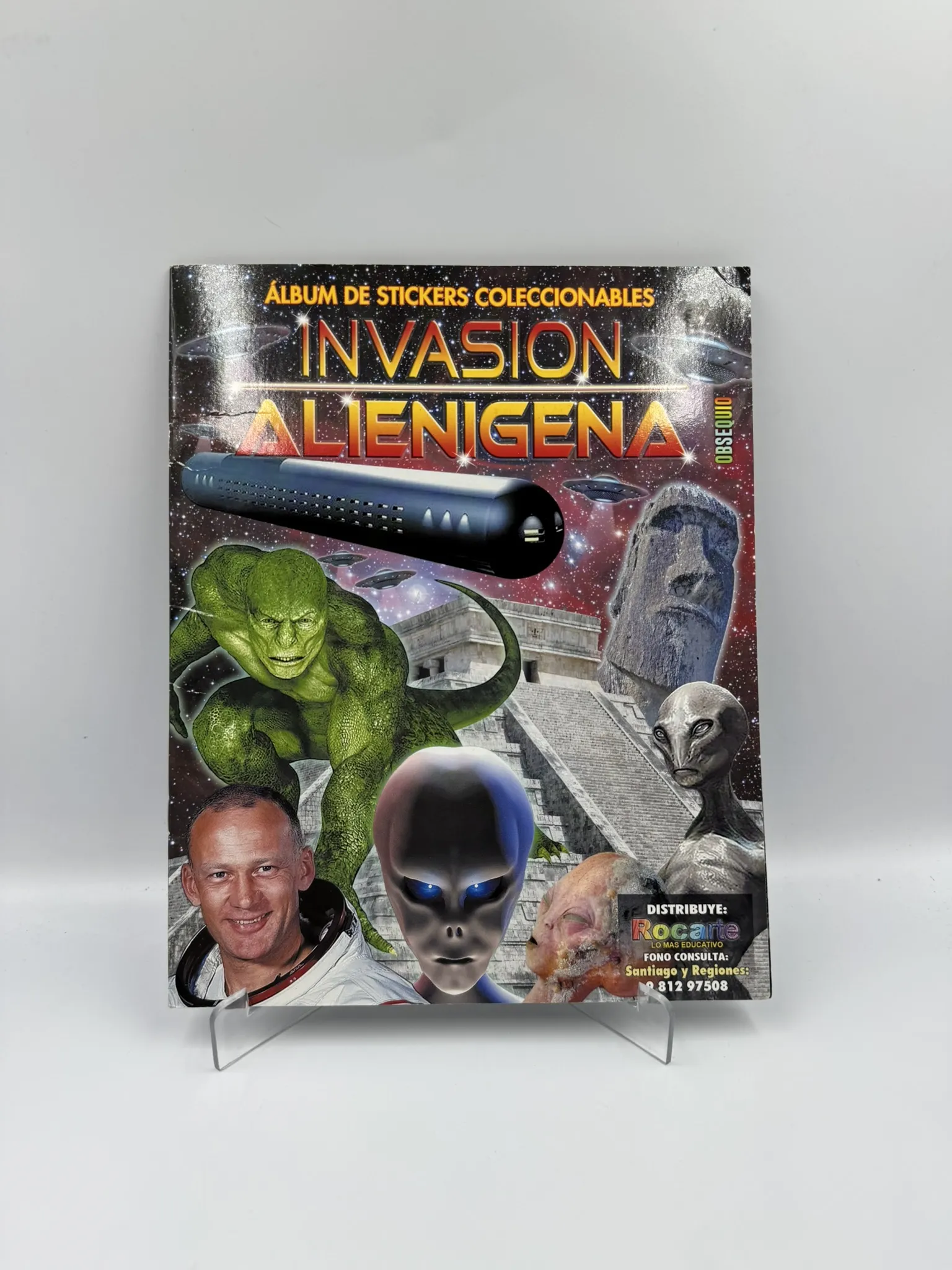 Invasion Alienigena - Album Incompleto Pegado (%) - Rocarte (2018)