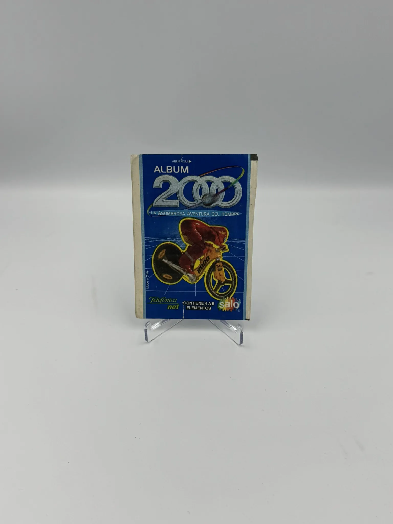 2000 La Asombrosa Aventura del Hombre - Sobre de Laminas/Cromos/Figuritas Sellado Original - Salo