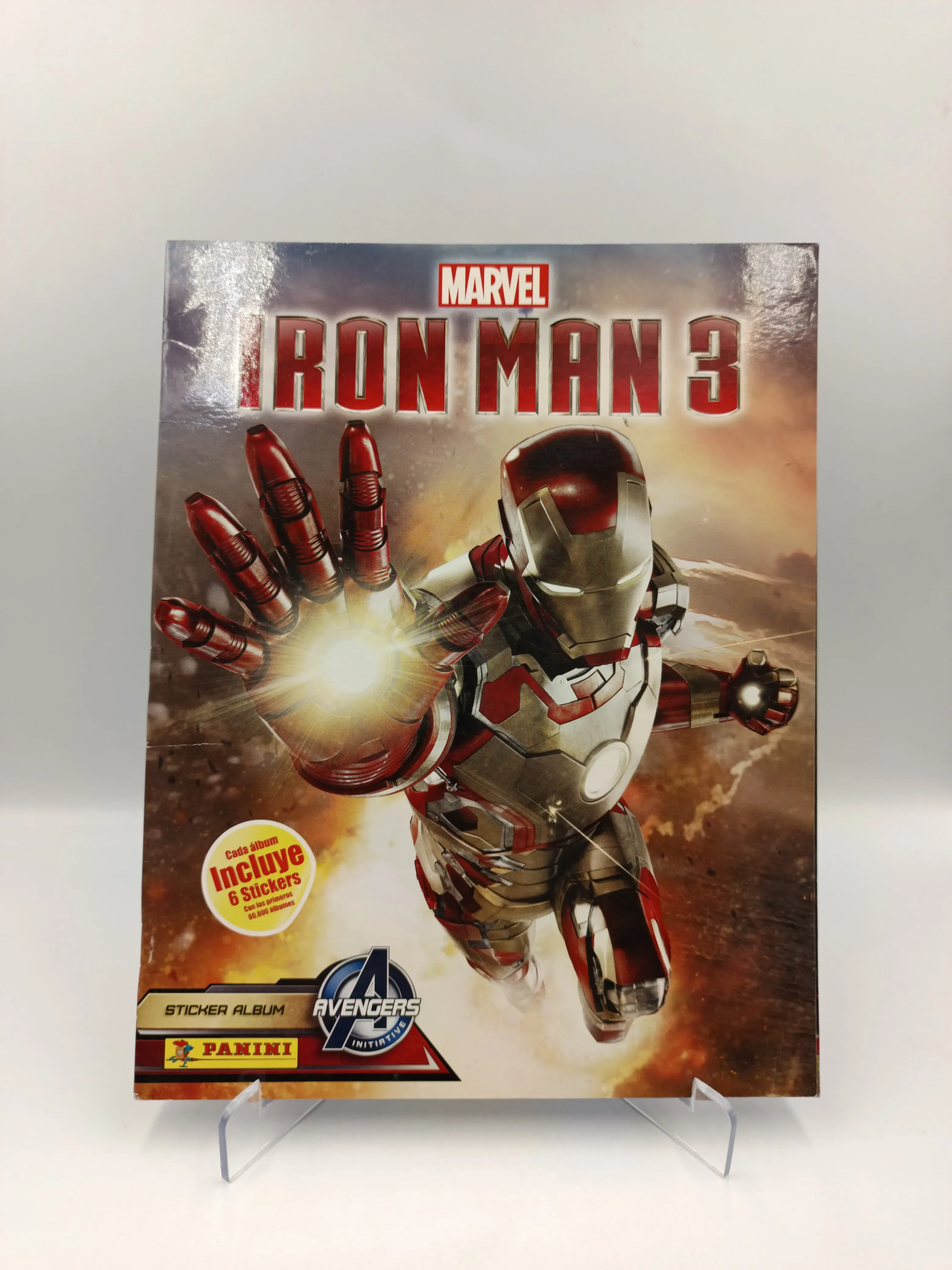 Iron Man 3 - Album Incompleto Pegado (84%) - Panini (2013)