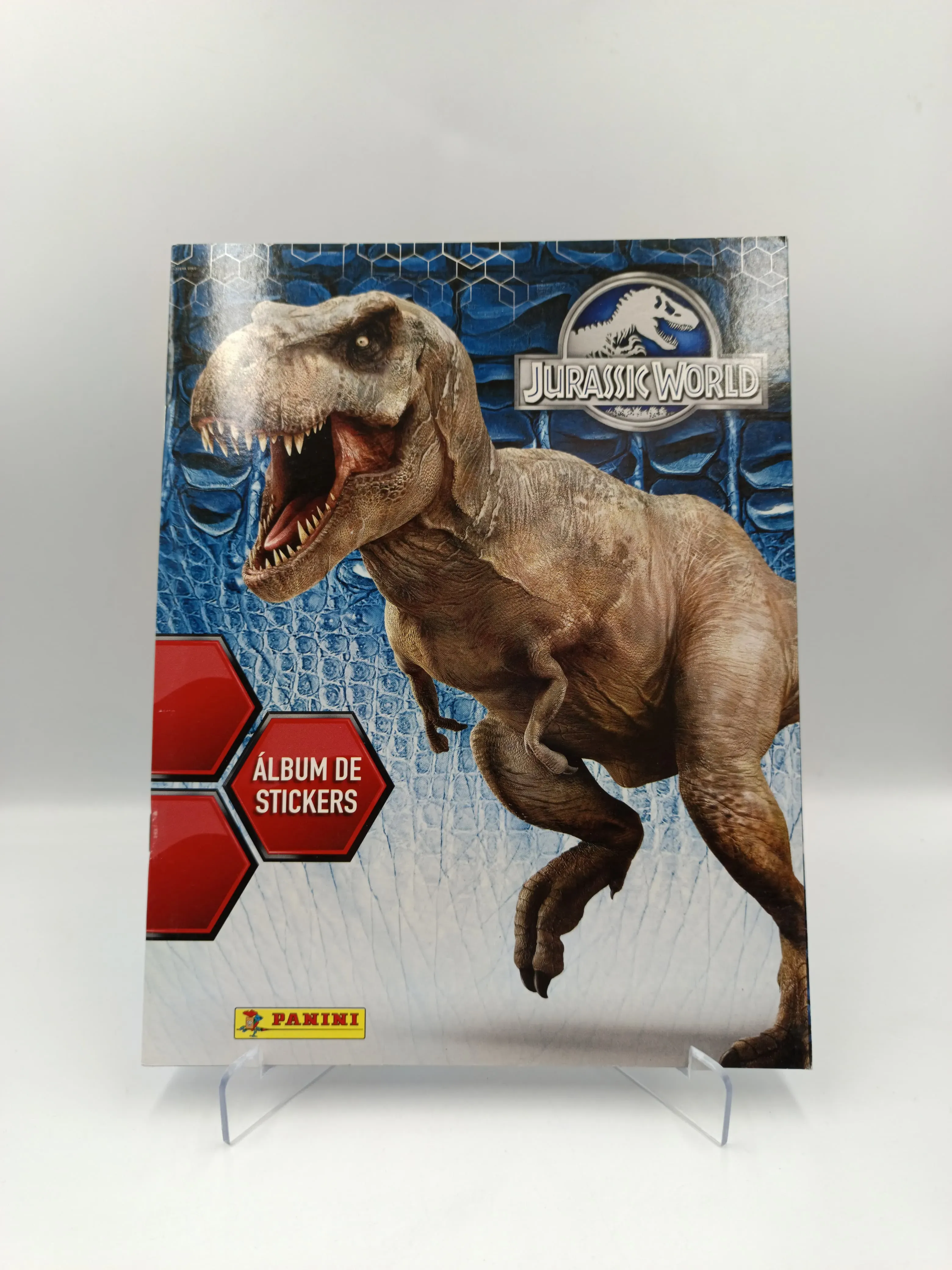 Jurassic World - Album Incompleto Pegado (89%) - Panini (2015)