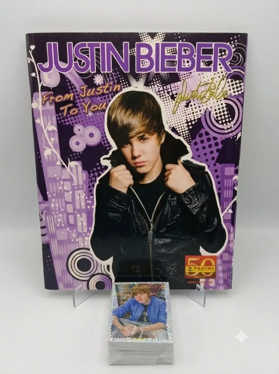 Justin Bieber From Justin to You - Album + Set Completo de Laminas/Cromos/Figuritas - Panini (2011)