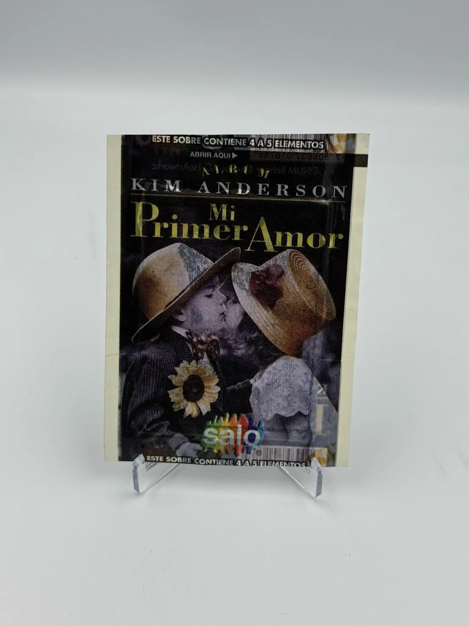 Kim Anderson Mi Primer Amor - Sobre de Laminas/Cromos/Figuritas Sellado Original - Salo