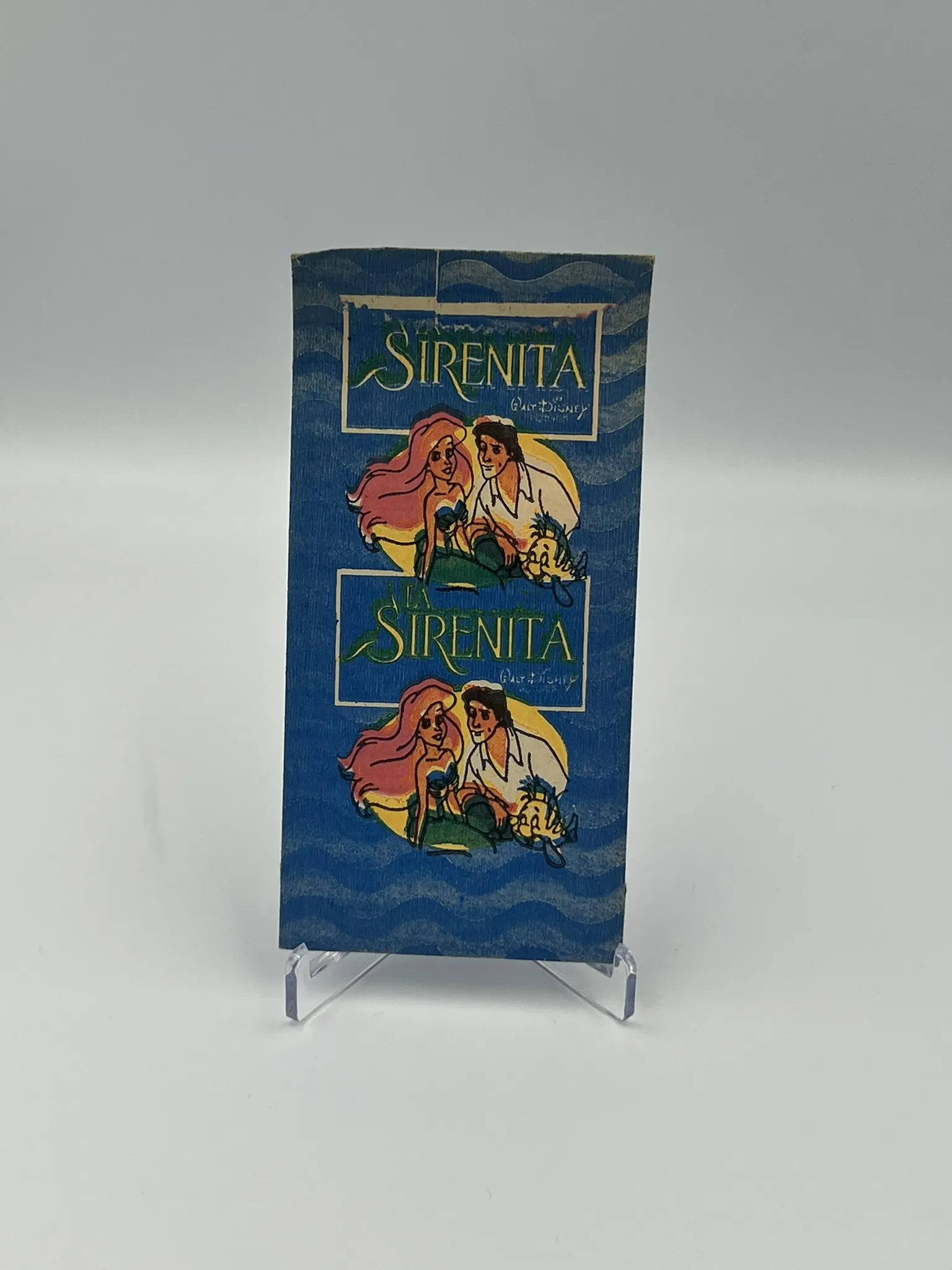 La Sirenita - Sobre de Laminas/Cromos/Figuritas Sellado Original - Salo