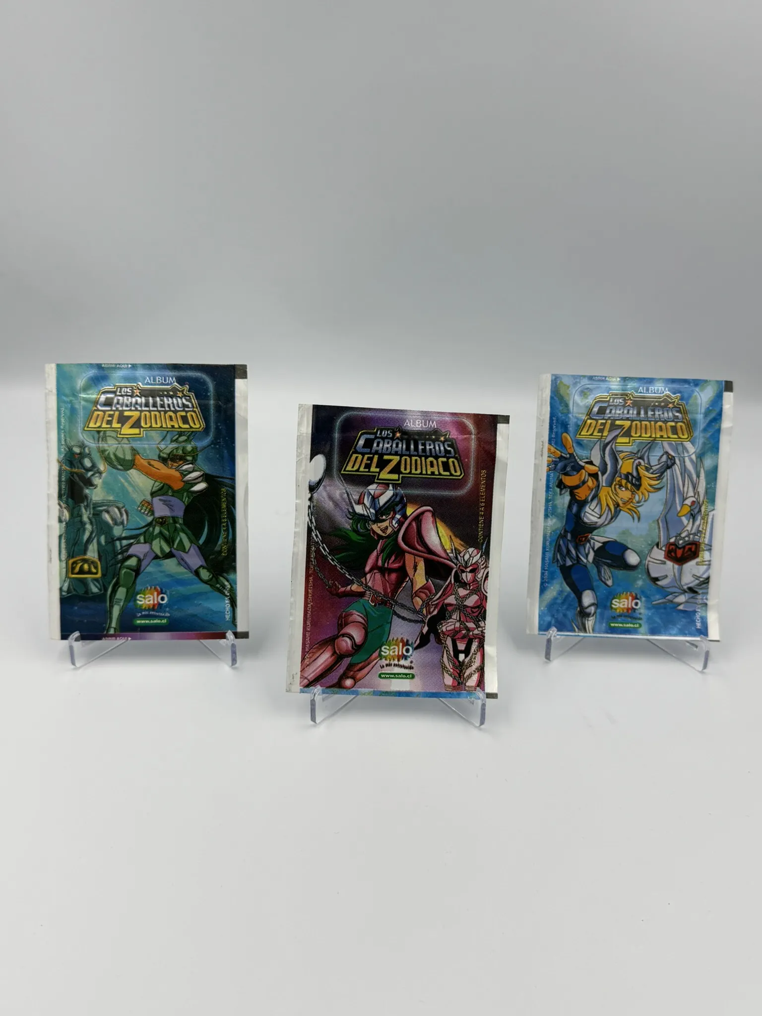 Los Caballeros del Zodiaco Torneo - Sobre de Laminas/Cromos/Figuritas Sellado Original - Salo