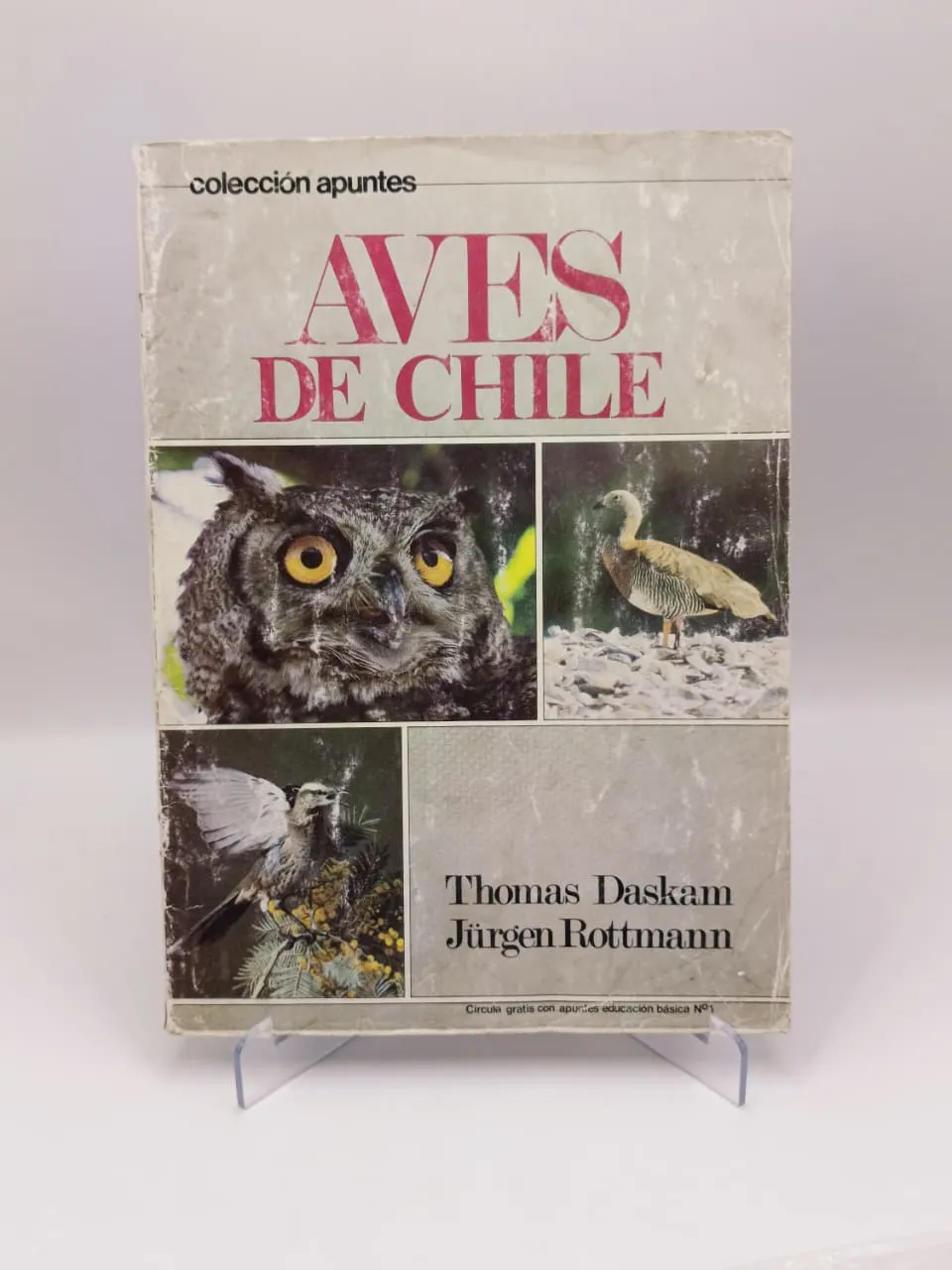 Aves de Chile - Album Incompleto Pegado (%) - Lo Castillo (1984)