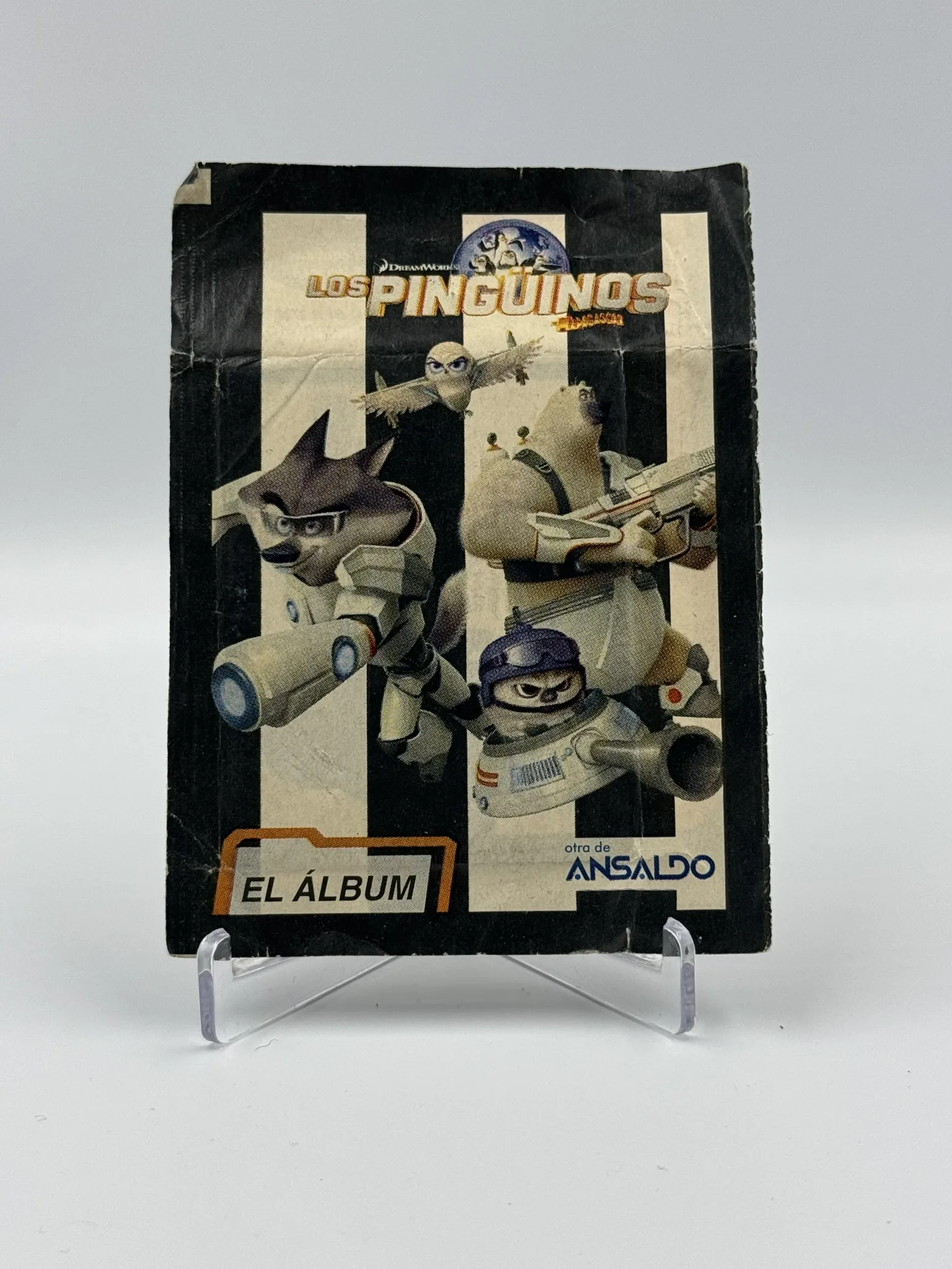 Los Pinguinos - Sobre de Laminas/Cromos/Figuritas Sellado - Ansaldo
