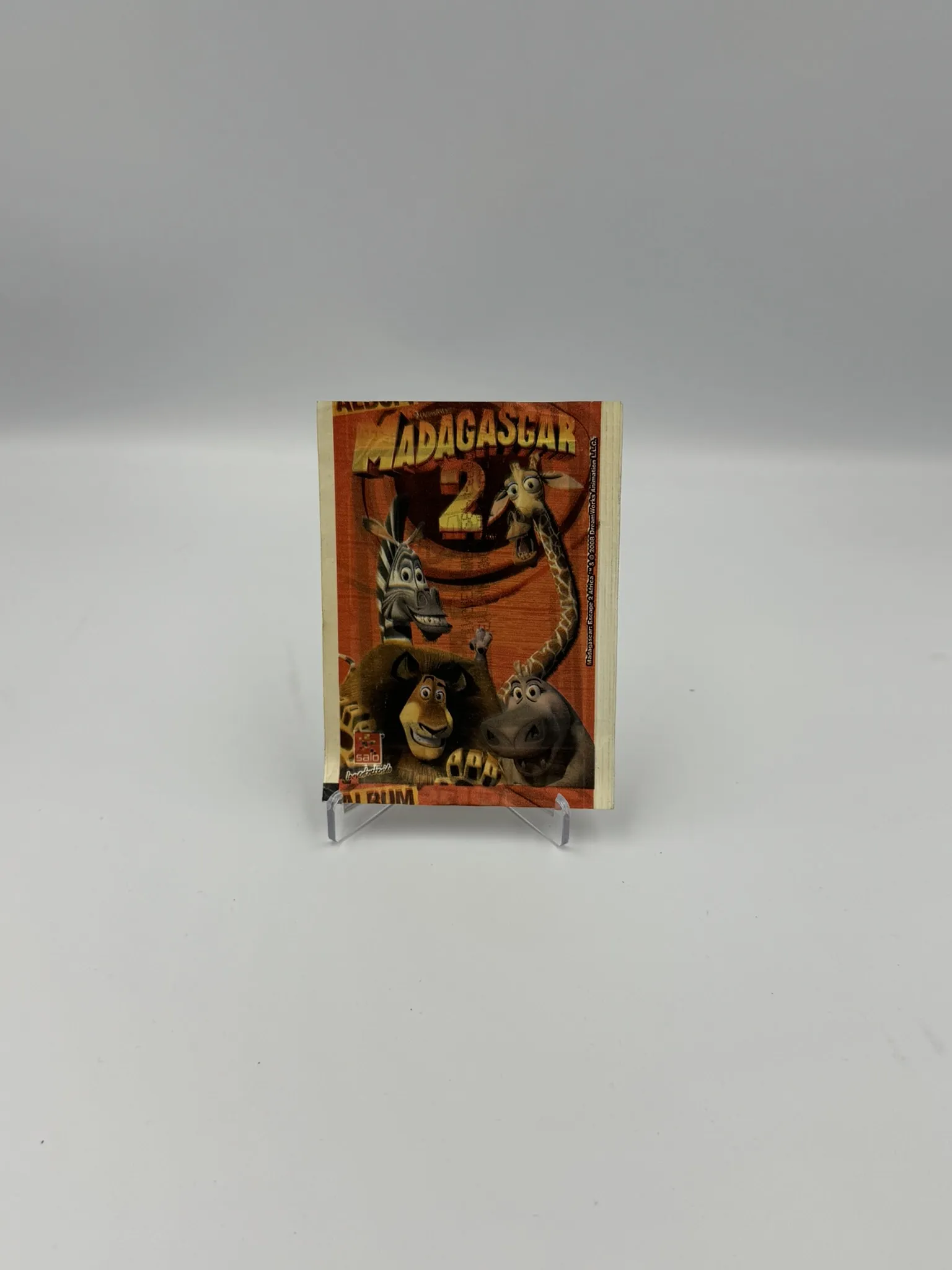 Madagascar 2 - Sobre de Laminas/Cromos/Figuritas Sellado Original - Salo