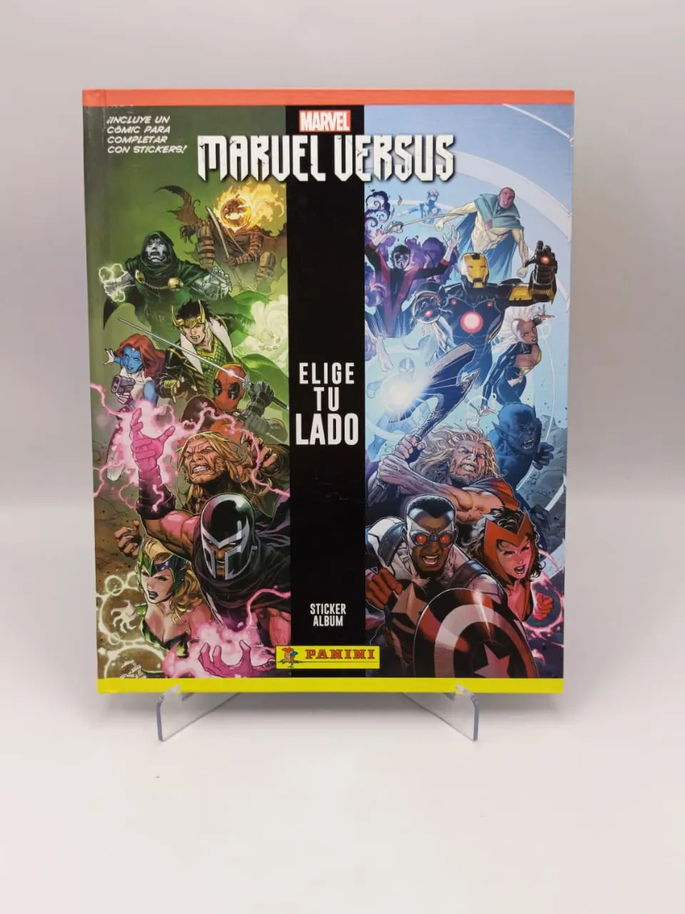 Marvel Versus - Elige Tu Lado - Album Tapa Dura Incompleto Pegado (57%) - Panini (2021)