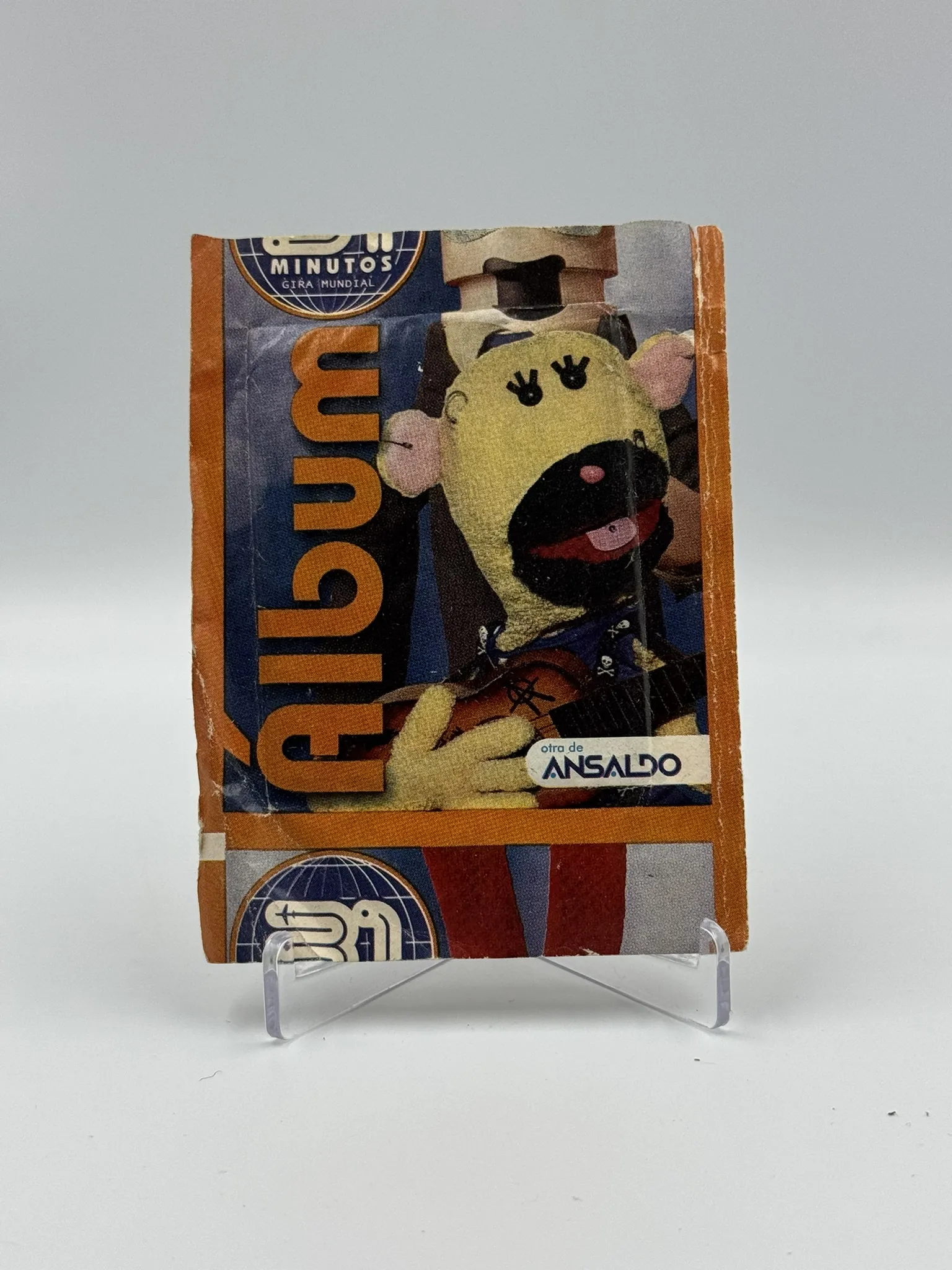 31 Minutos Gira Mundial - Sobre de Laminas/Cromos/Figuritas Sellado - Ansaldo