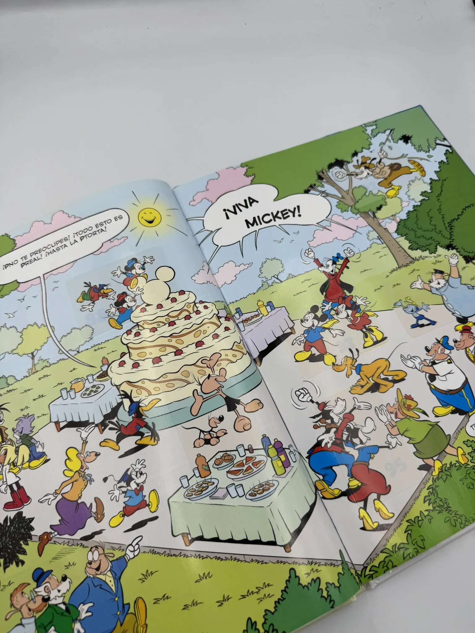 Mickey Mouse Sticker Story