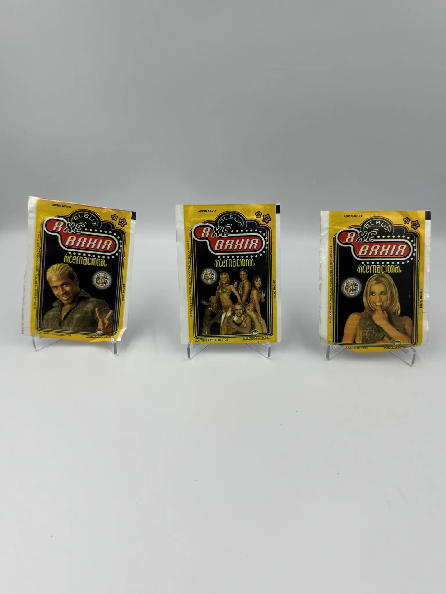 Axe Bahia Internacional - Sobre de Laminas/Cromos/Figuritas Sellado Original - Salo