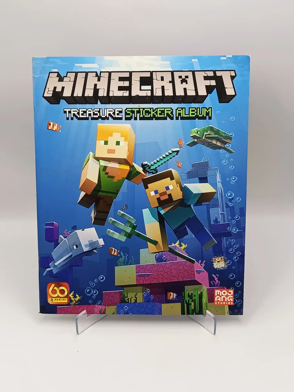 Minecraft Treasure - Album Incompleto Pegado (68%) - Panini (2021)