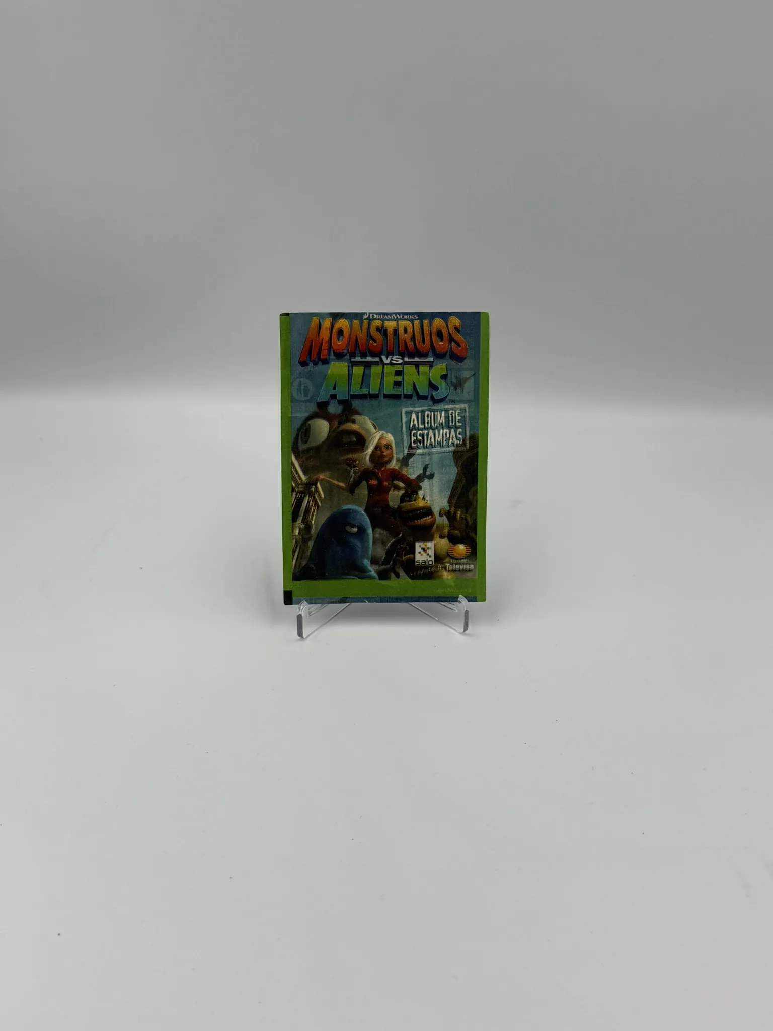 Monstruos vs Aliens - Sobre de Laminas/Cromos/Figuritas Sellado Original - Salo