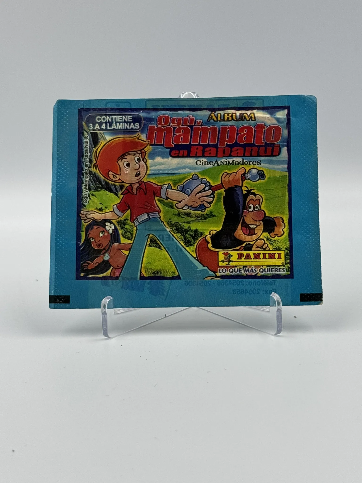 Ogu, Mampato en Rapanui - Sobre de Laminas/Cromos/Figuritas Sellado - Panini