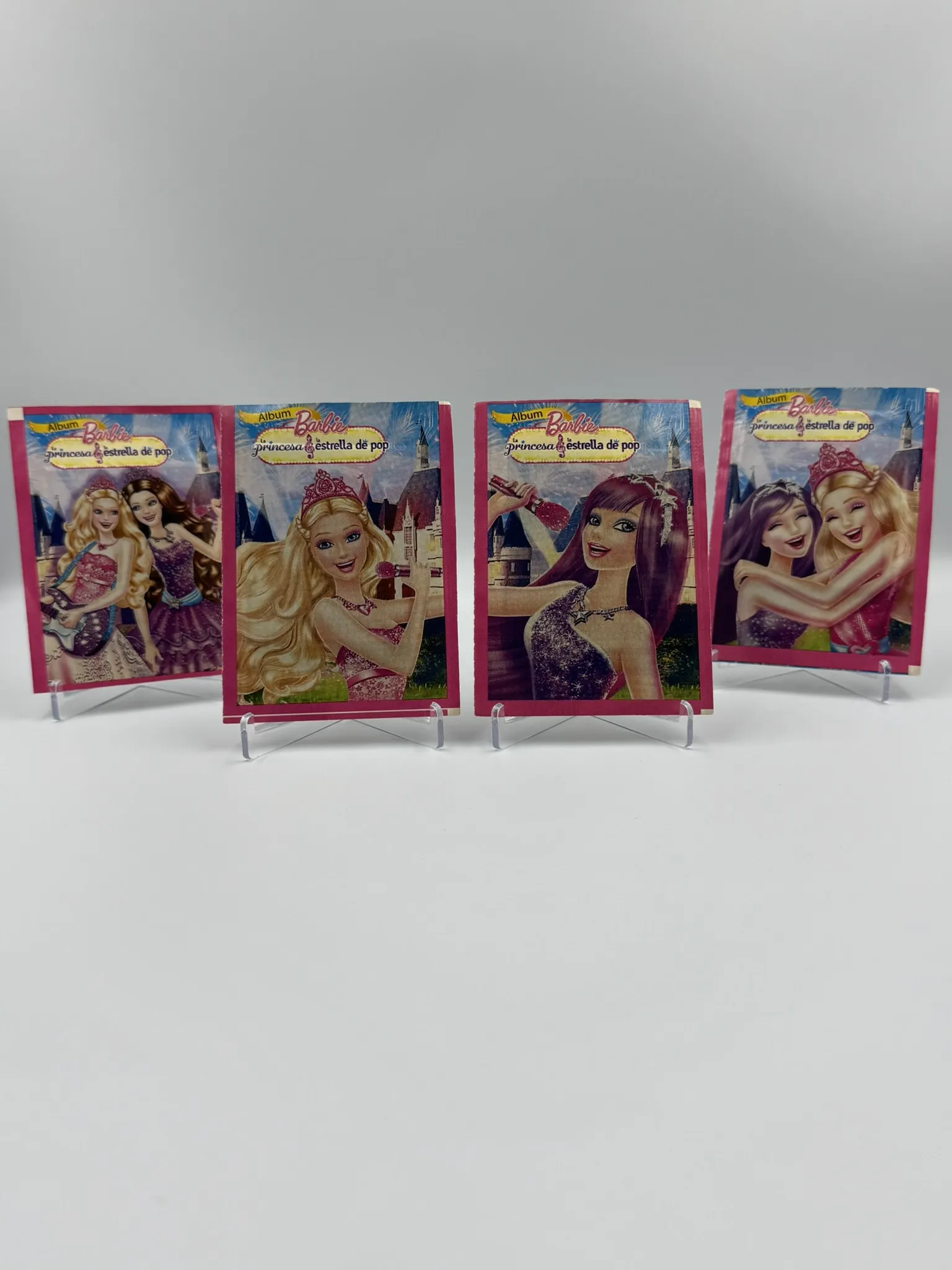 Barbie La princesa y la estrella de pop - Sobre de Laminas/Cromos/Figuritas Sellado - Ansaldo