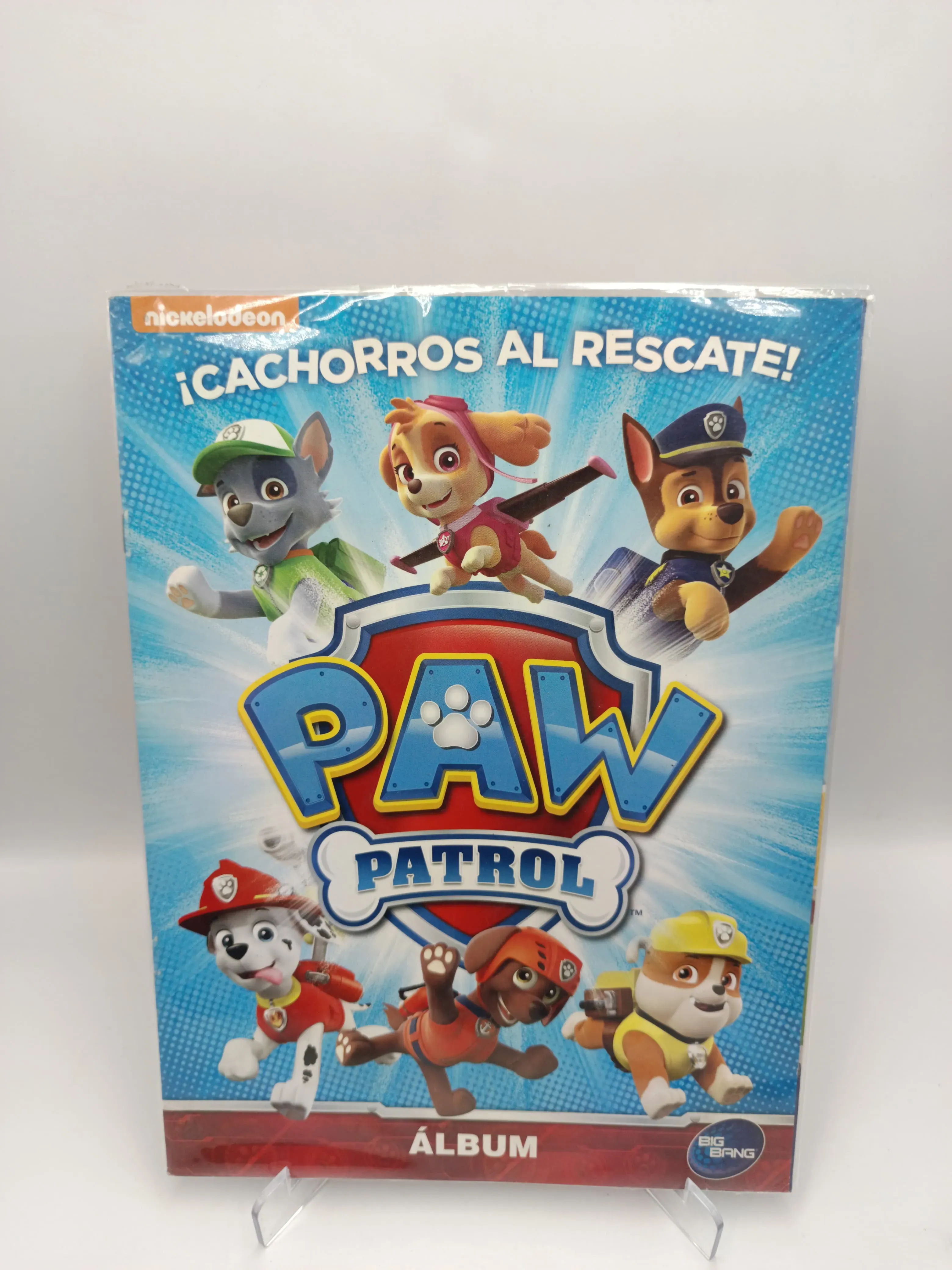 Paw Patrol ¡Cachorros al Rescate! - Album Incompleto Pegado (99%) - Big Bang Copag (2017)