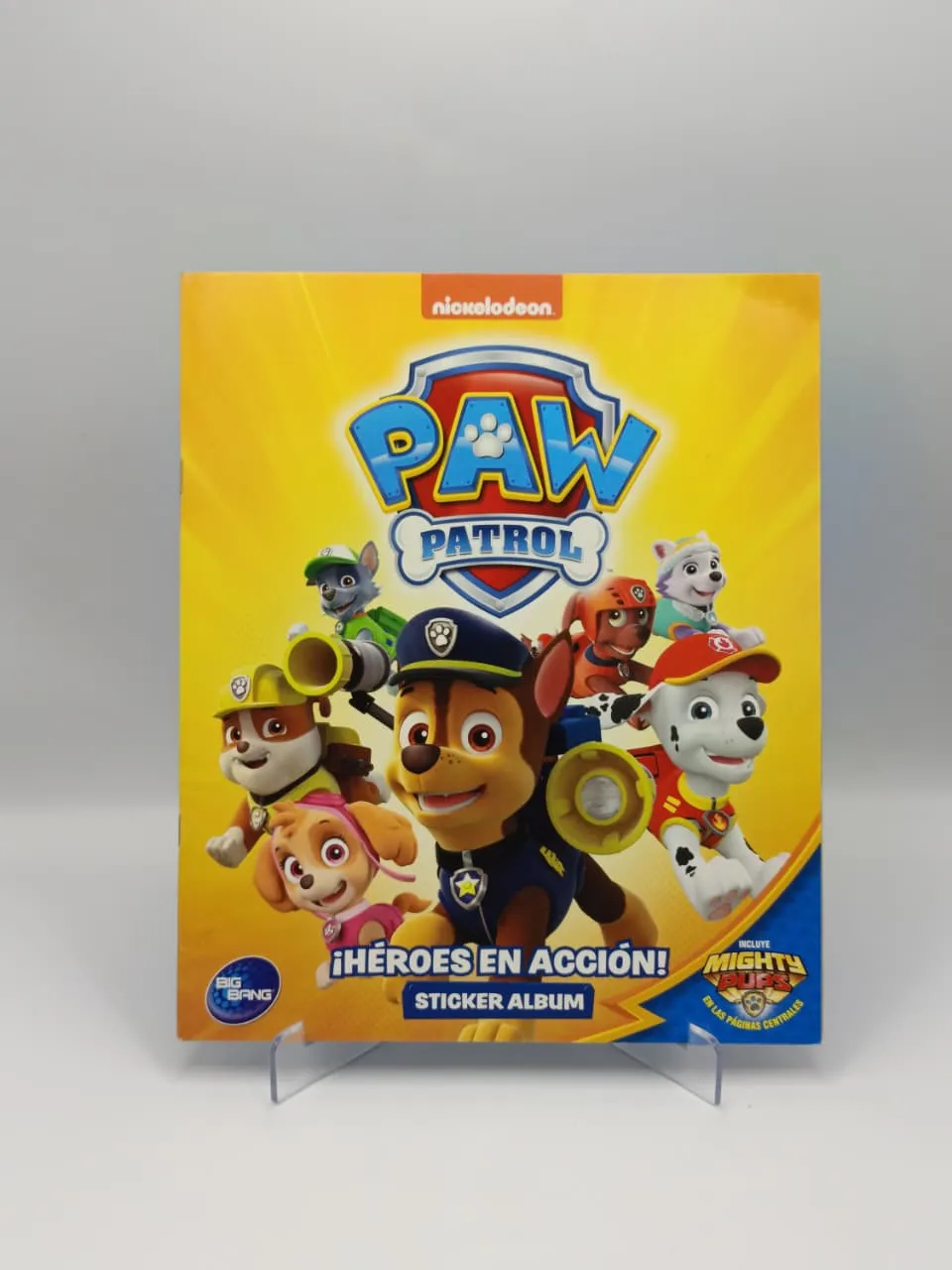 Paw Patrol ¡Héroes en Acción! - Album Incompleto Pegado (95%) - Big Bang Copag (2019)