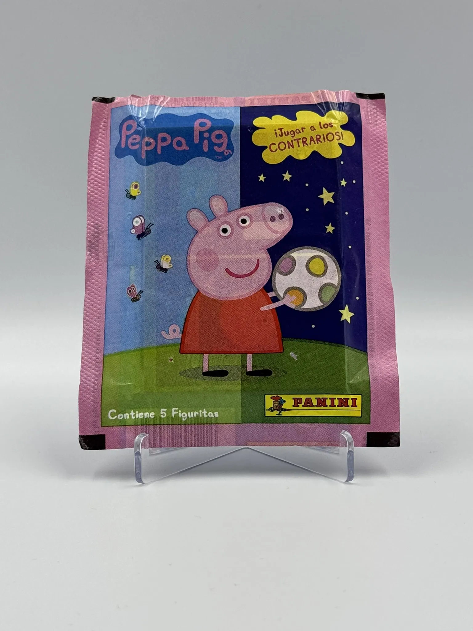 Peppa Pig - Jugar a Los Contrarios - Sobre de Laminas/Cromos/Figuritas Sellado - Panini