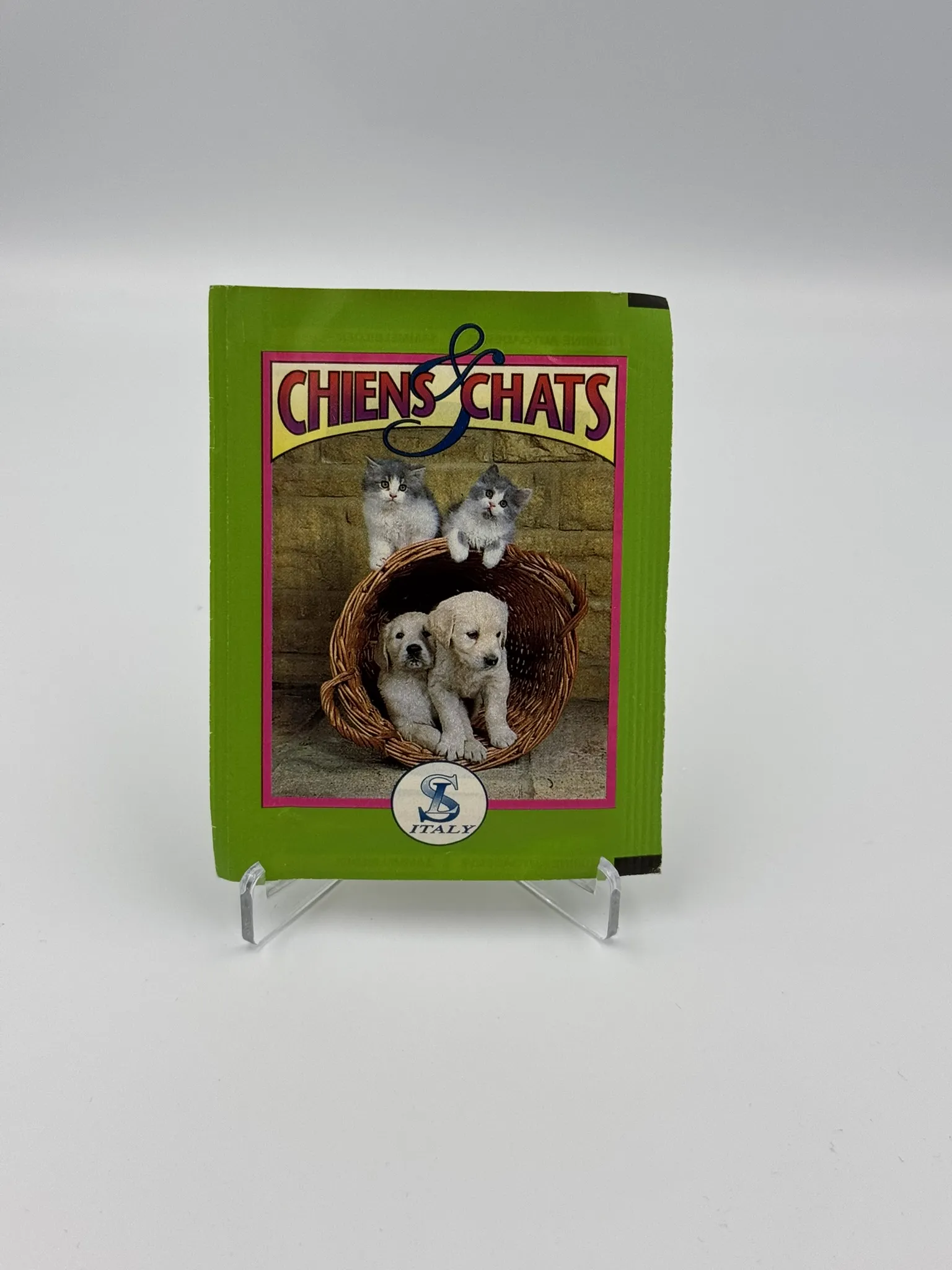 Perros y gatos - Sobre de Laminas/Cromos/Figuritas Sellado - Italy
