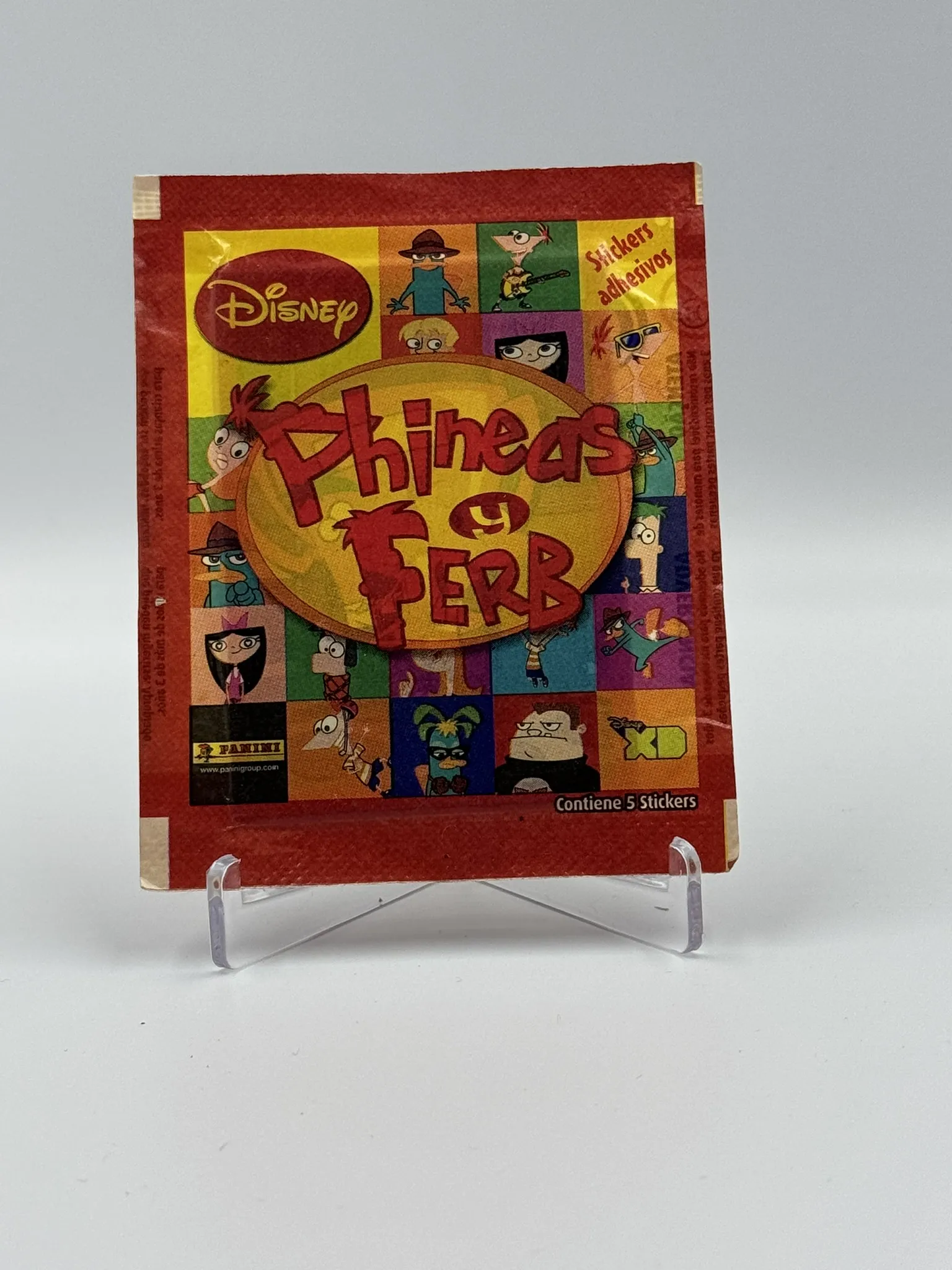 Phineas y Ferb - Sobre de Laminas/Cromos/Figuritas Sellado - Panini