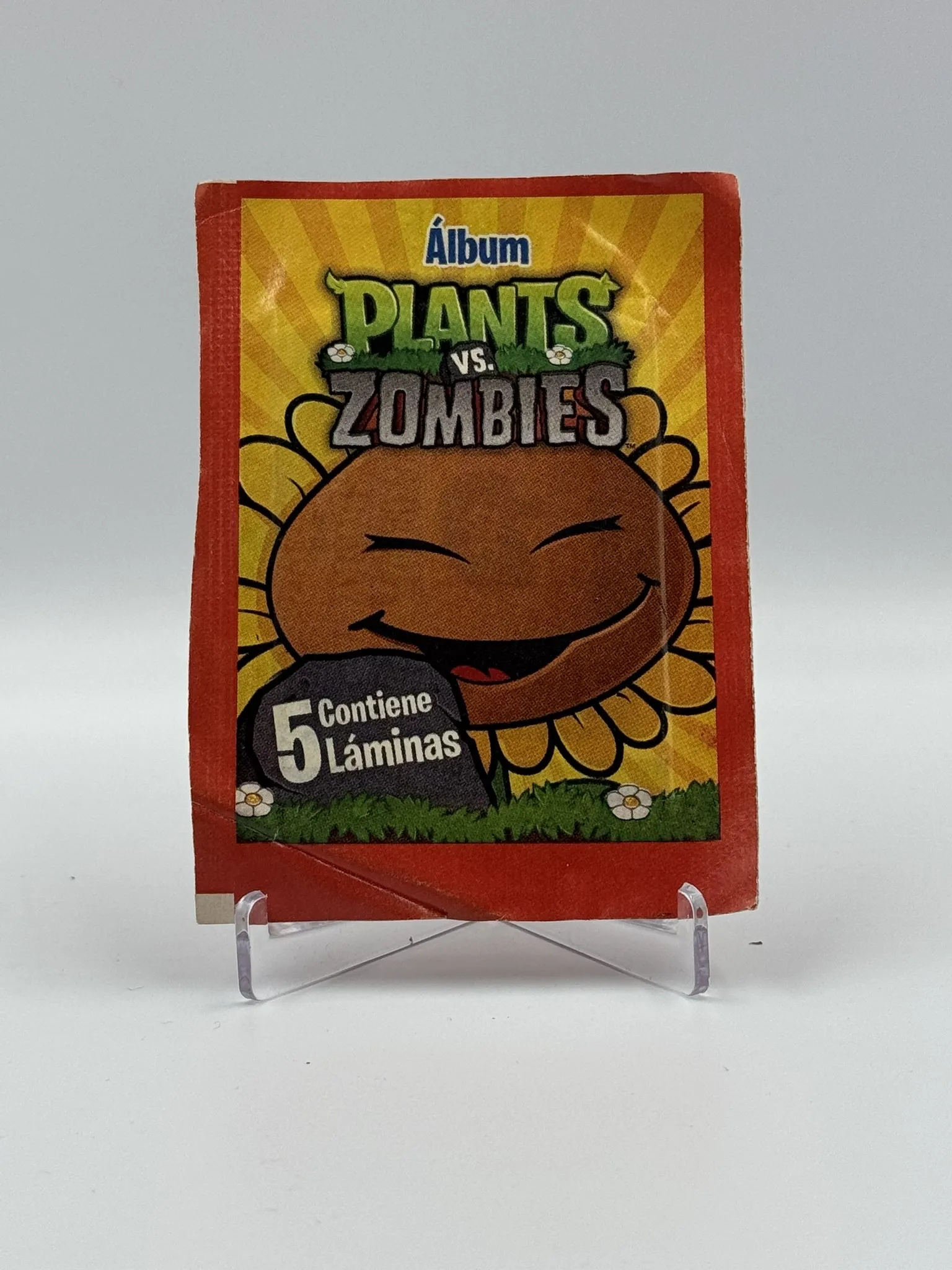 Plants vs Zombies - Sobre de Laminas/Cromos/Figuritas Sellado - Klu