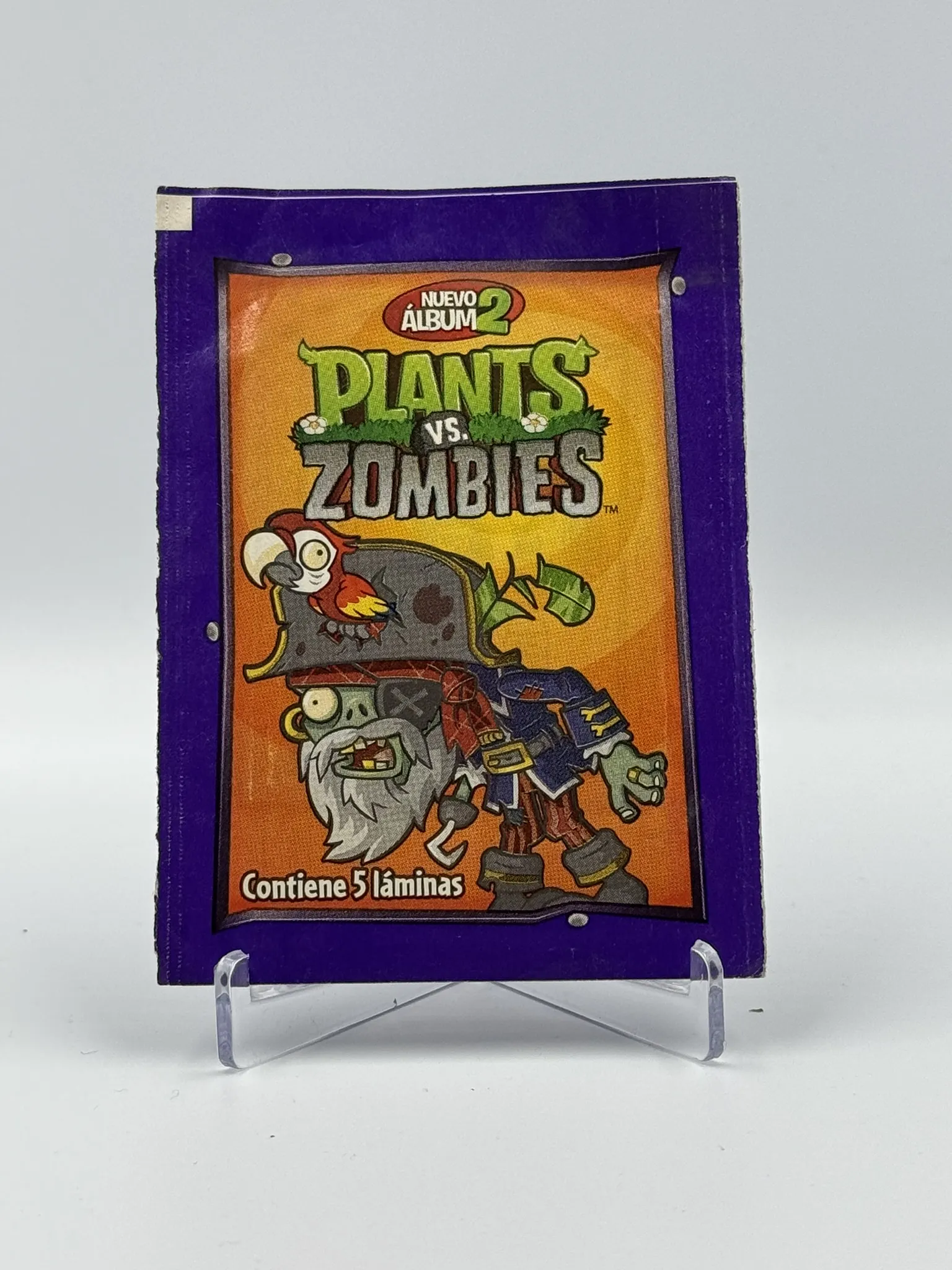 Plants vs Zombies 2 - Sobre de Laminas/Cromos/Figuritas Sellado - Klu