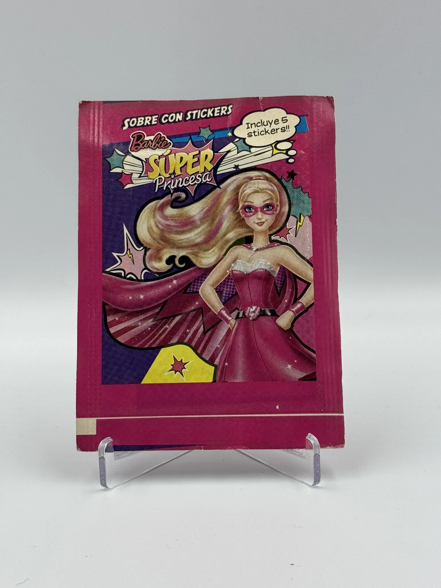 Barbie Super Princesa - Sobre de Laminas/Cromos/Figuritas Sellado - Ital Toys
