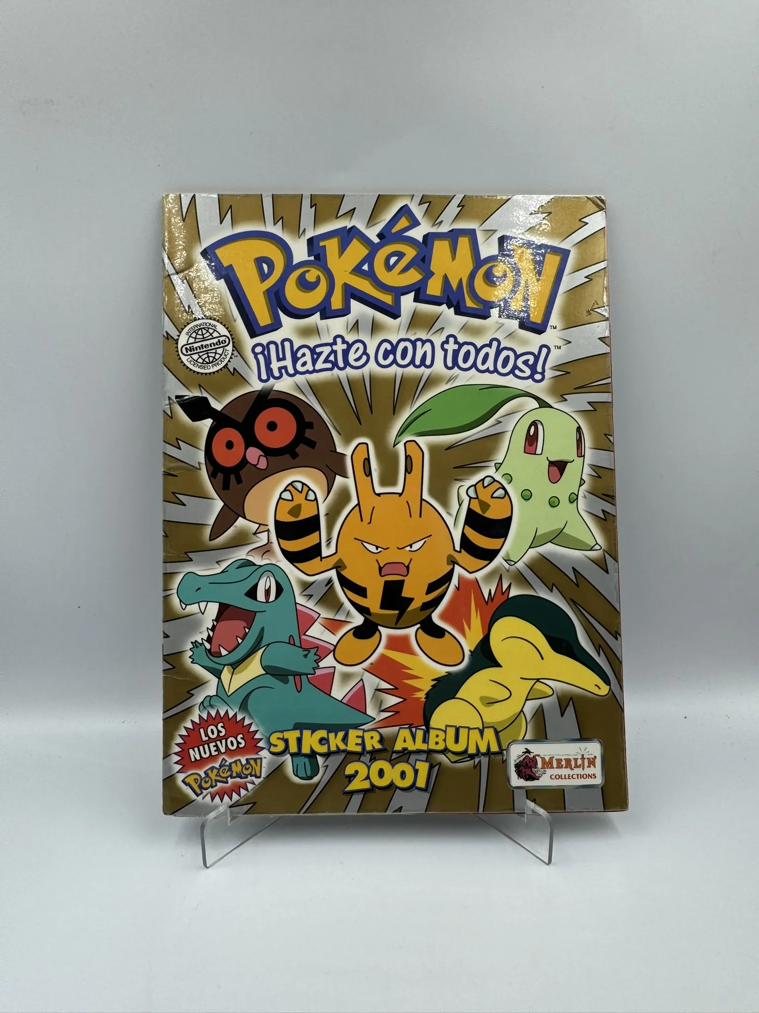 Pokemon - Album Incompleto Pegado (%) - Merlin (2001)