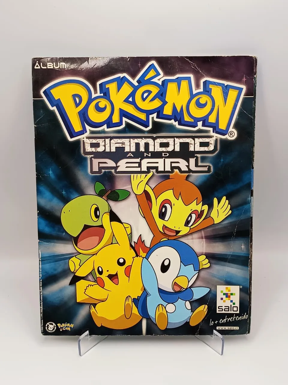 Pokemon - Diamond and Pearl - Album Incompleto Pegado (50%) - Salo (2008)