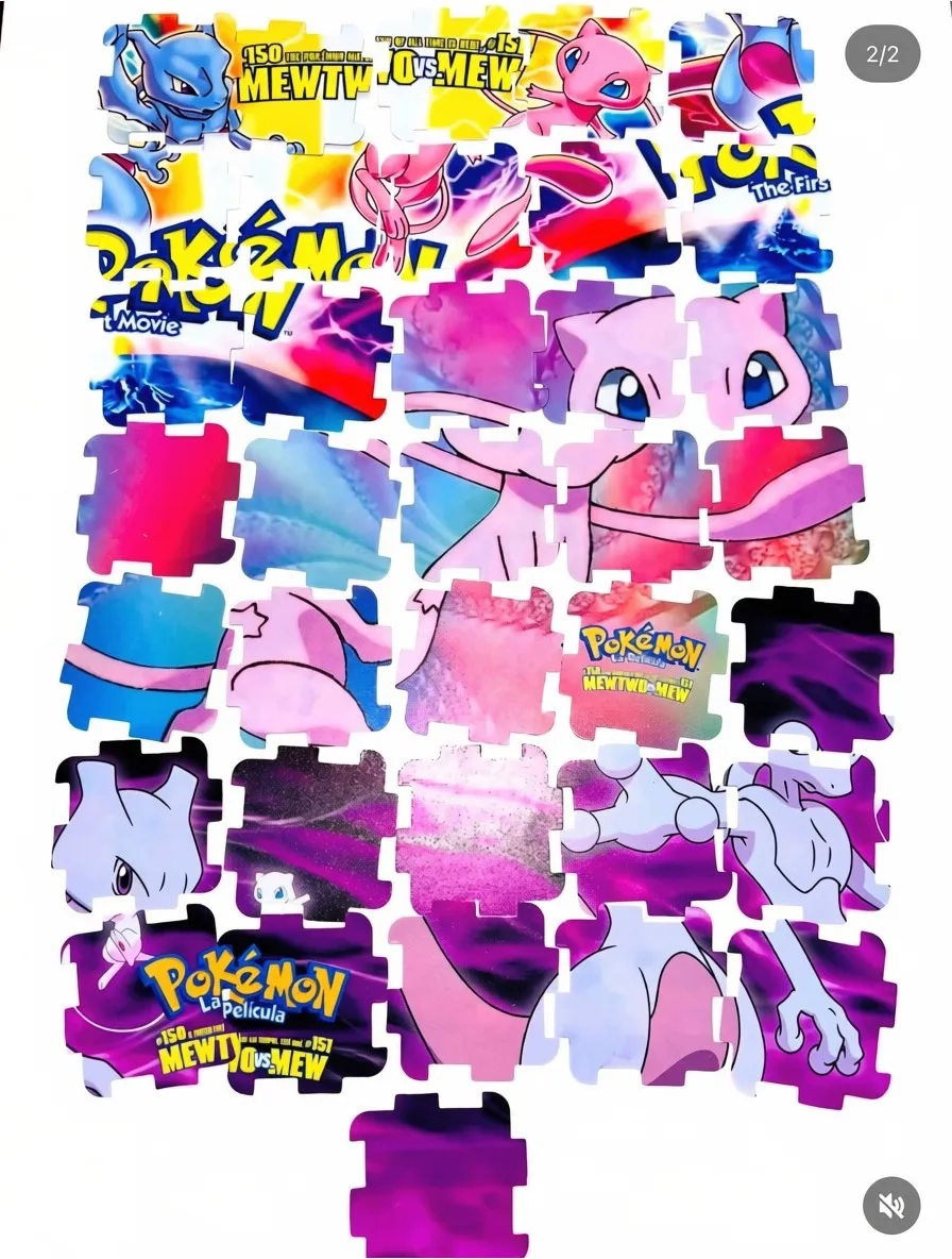 Pokemon Mewtwo vs Mew  (Cubitazos) - Coleccion Completa (2000)
