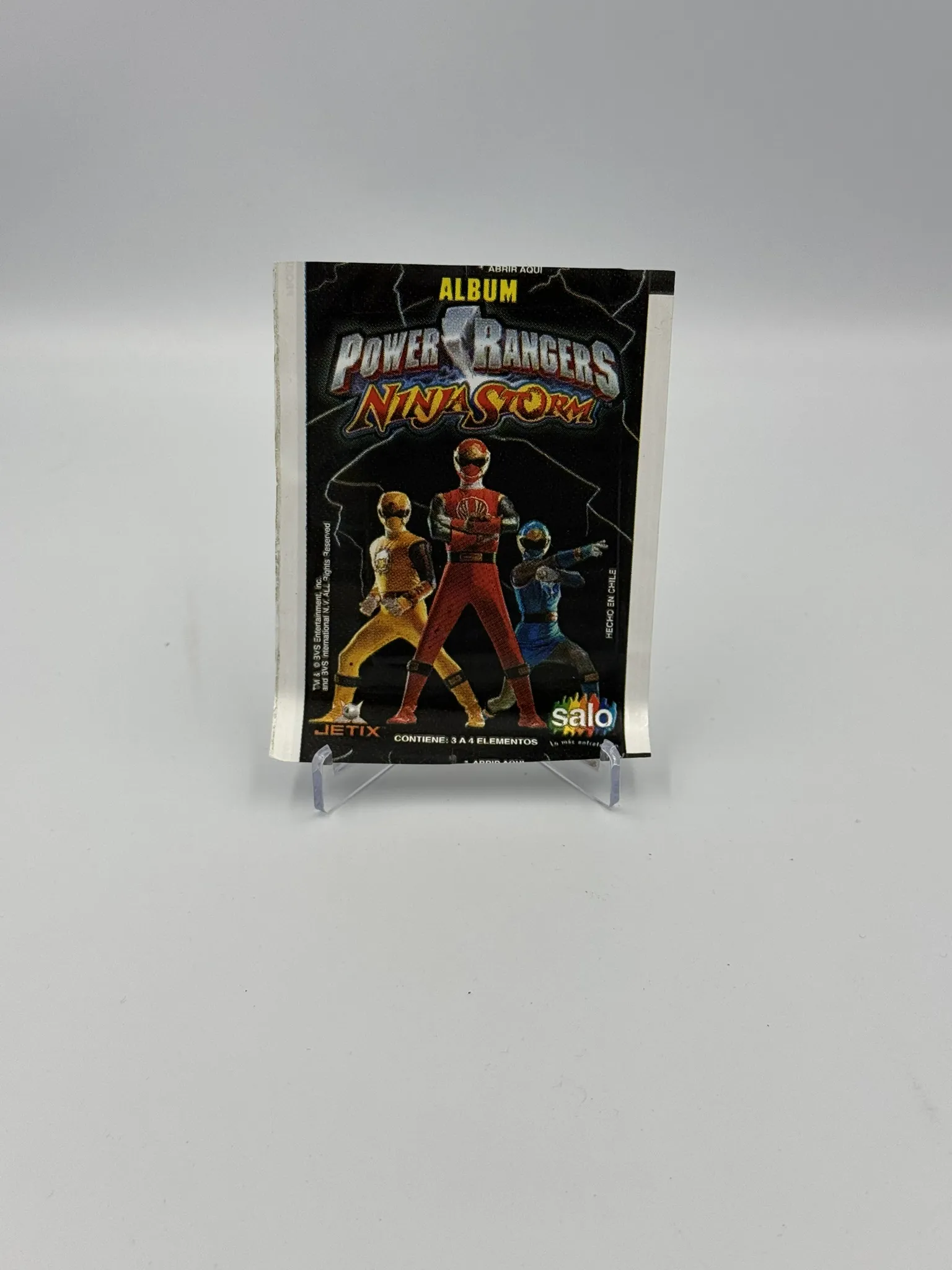 Power Rangers Ninja Storm - Sobre de Laminas/Cromos/Figuritas Sellado Original - Salo
