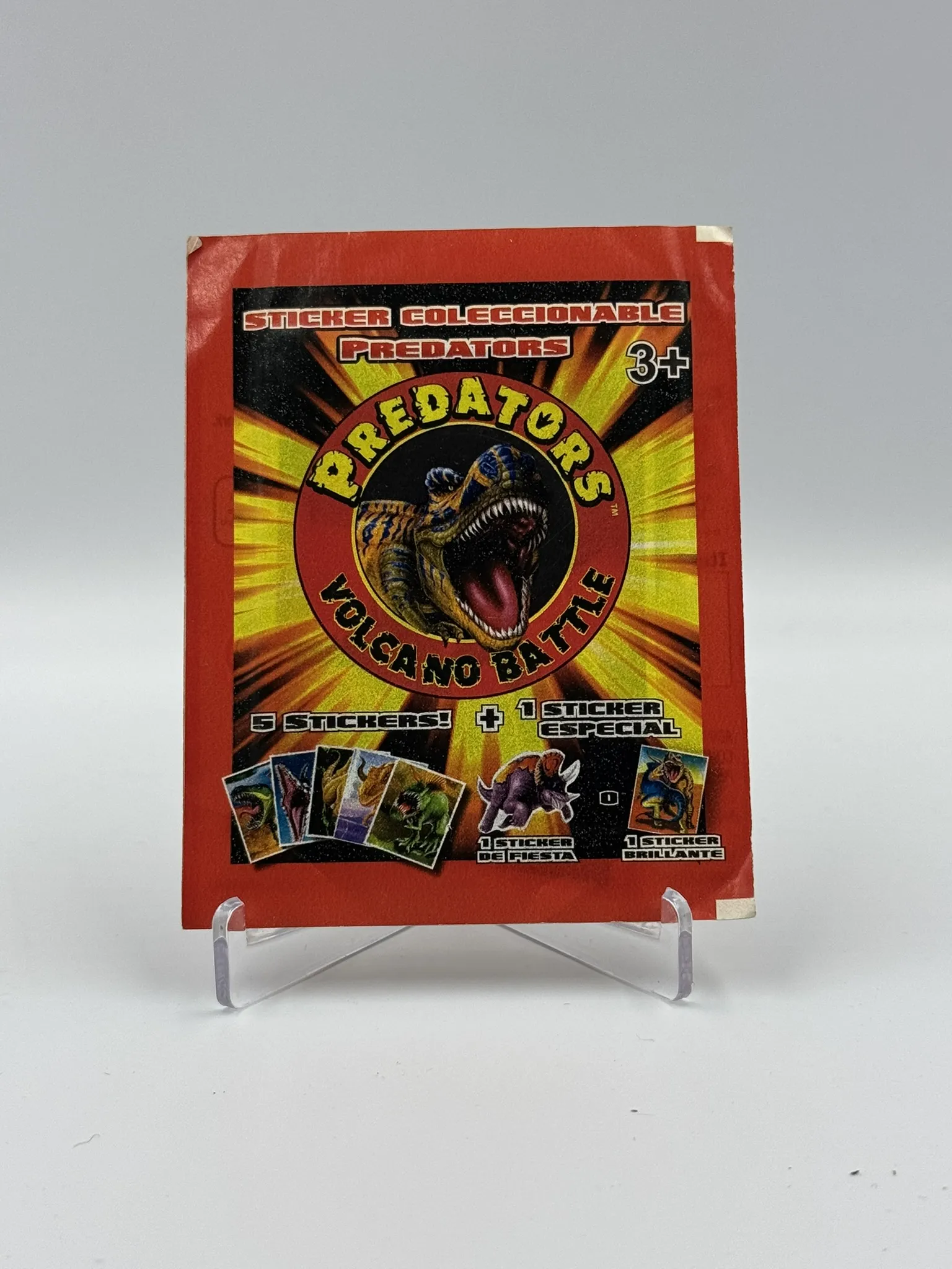Predators Volcano Battle - Sobre de Laminas/Cromos/Figuritas Sellado - Ital Toys