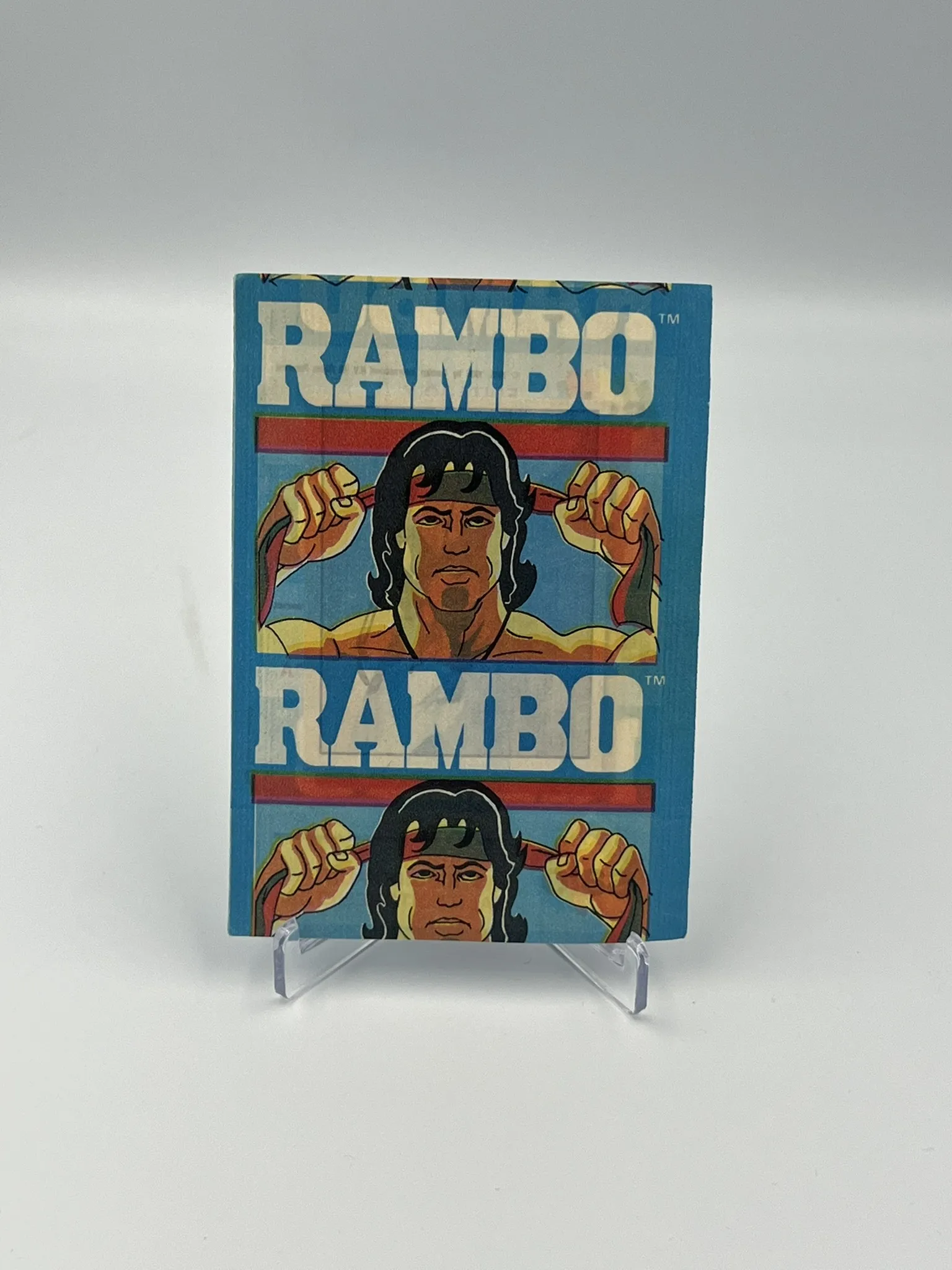 Rambo - Sobre de Laminas/Cromos/Figuritas Sellado Original - Salo