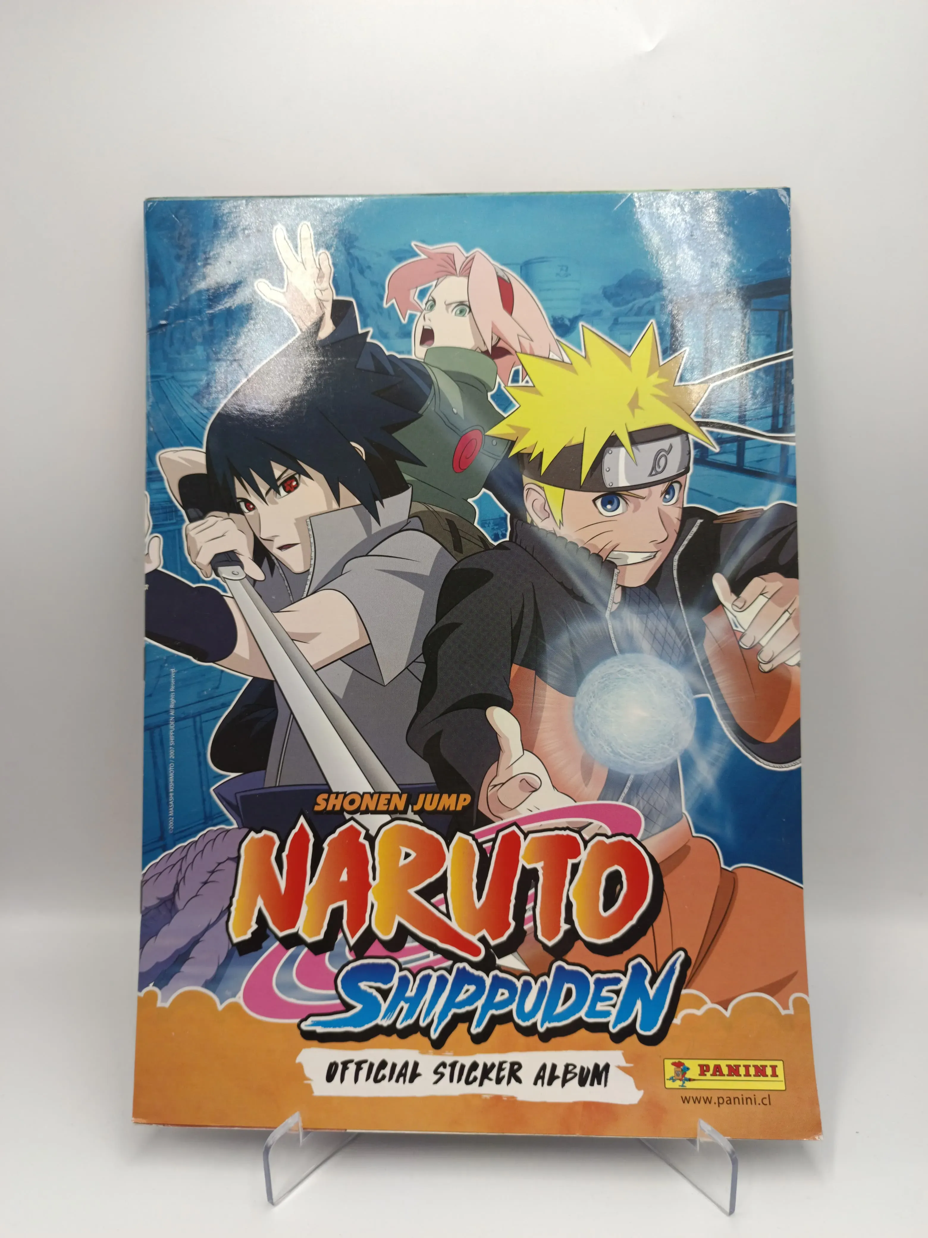Naruto Shippuden Shonen Jump - Album Incompleto Pegado (5 y 23%) - Panini (2016)