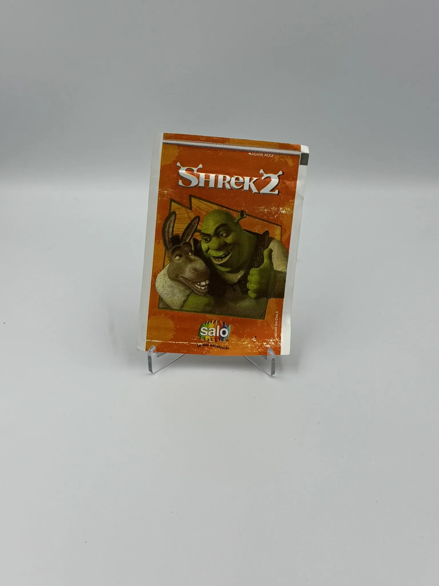 Shrek 2 - Sobre de Laminas/Cromos/Figuritas Sellado Original - Salo
