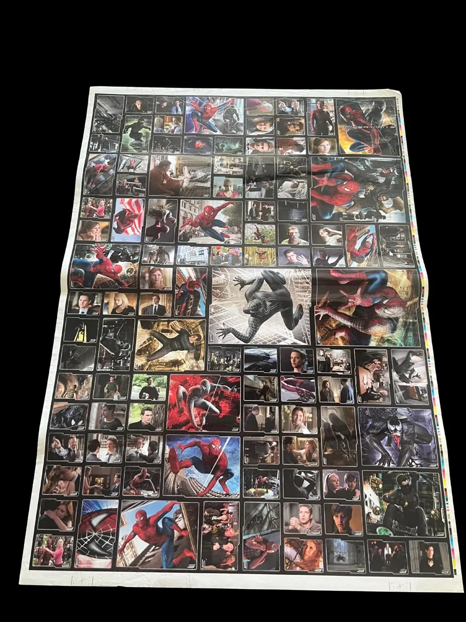 Spider-Man 3 - Pliego Completo que incluye todas las Láminas/Figuritas/Cromos - Salo