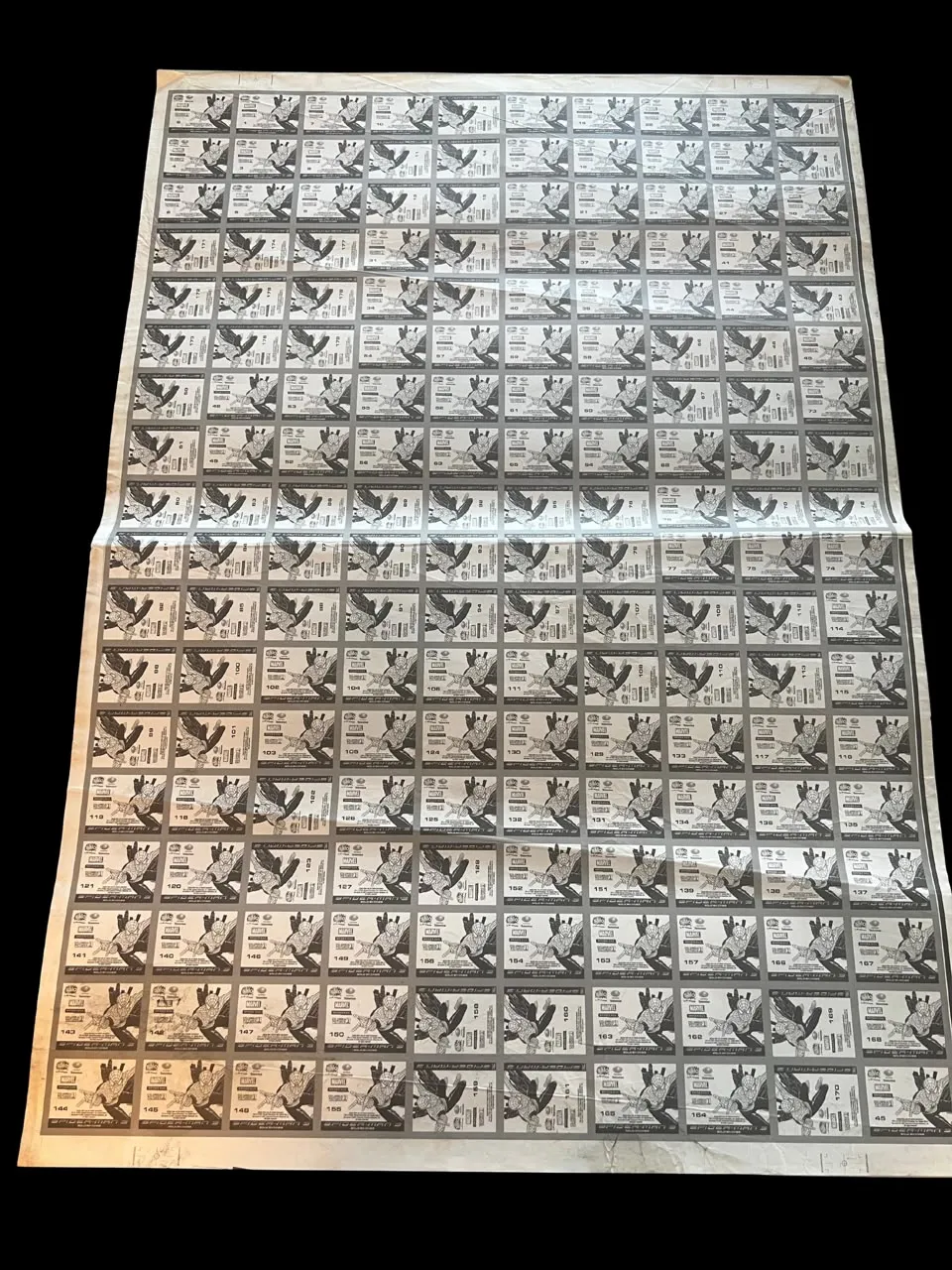 Spider-Man 3 - Pliego Completo que incluye todas las Láminas/Figuritas/Cromos - Salo