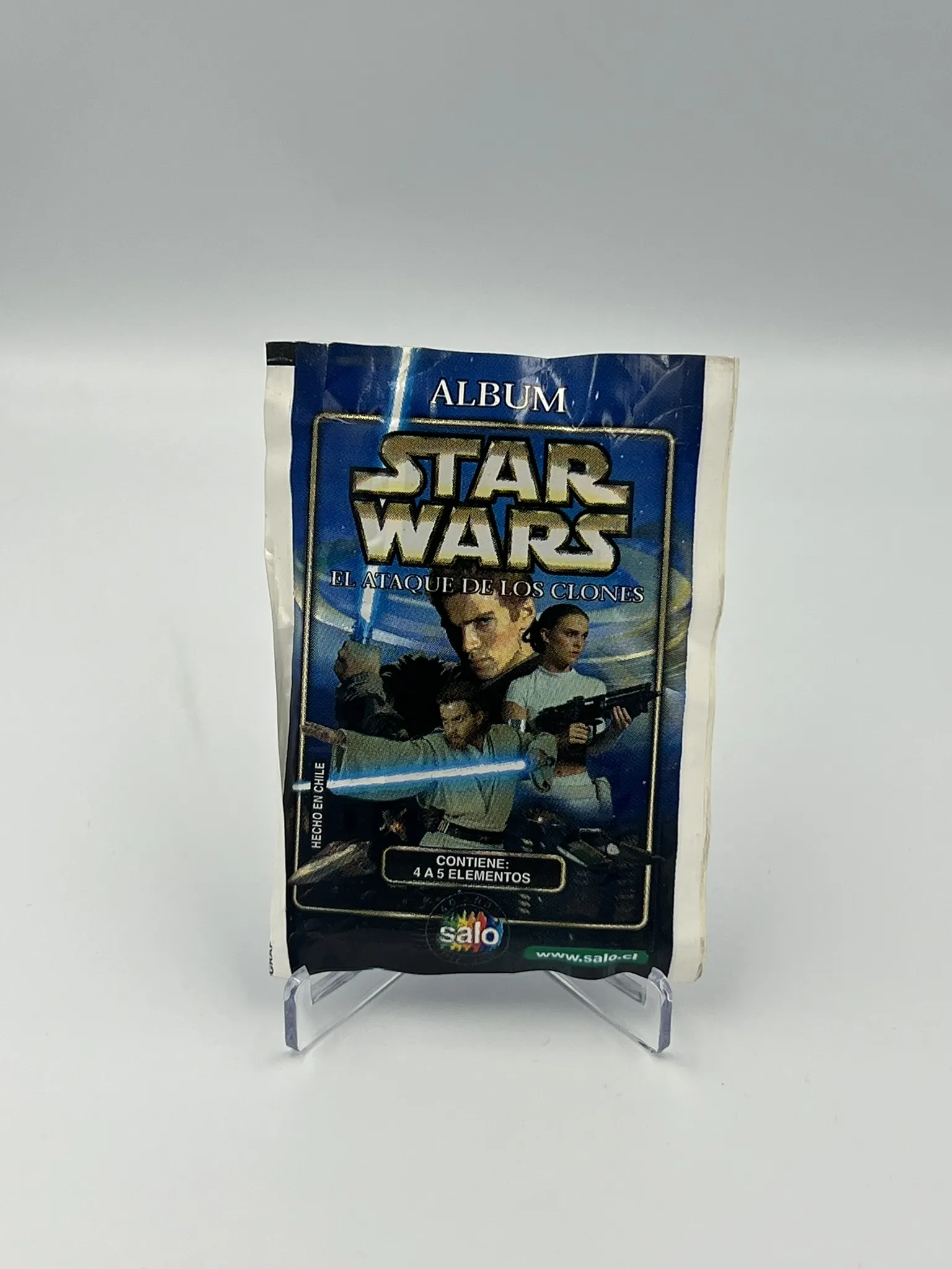 Star Wars - Ataque de Los Clones - Sobre de Laminas/Cromos/Figuritas Sellado Original - Salo