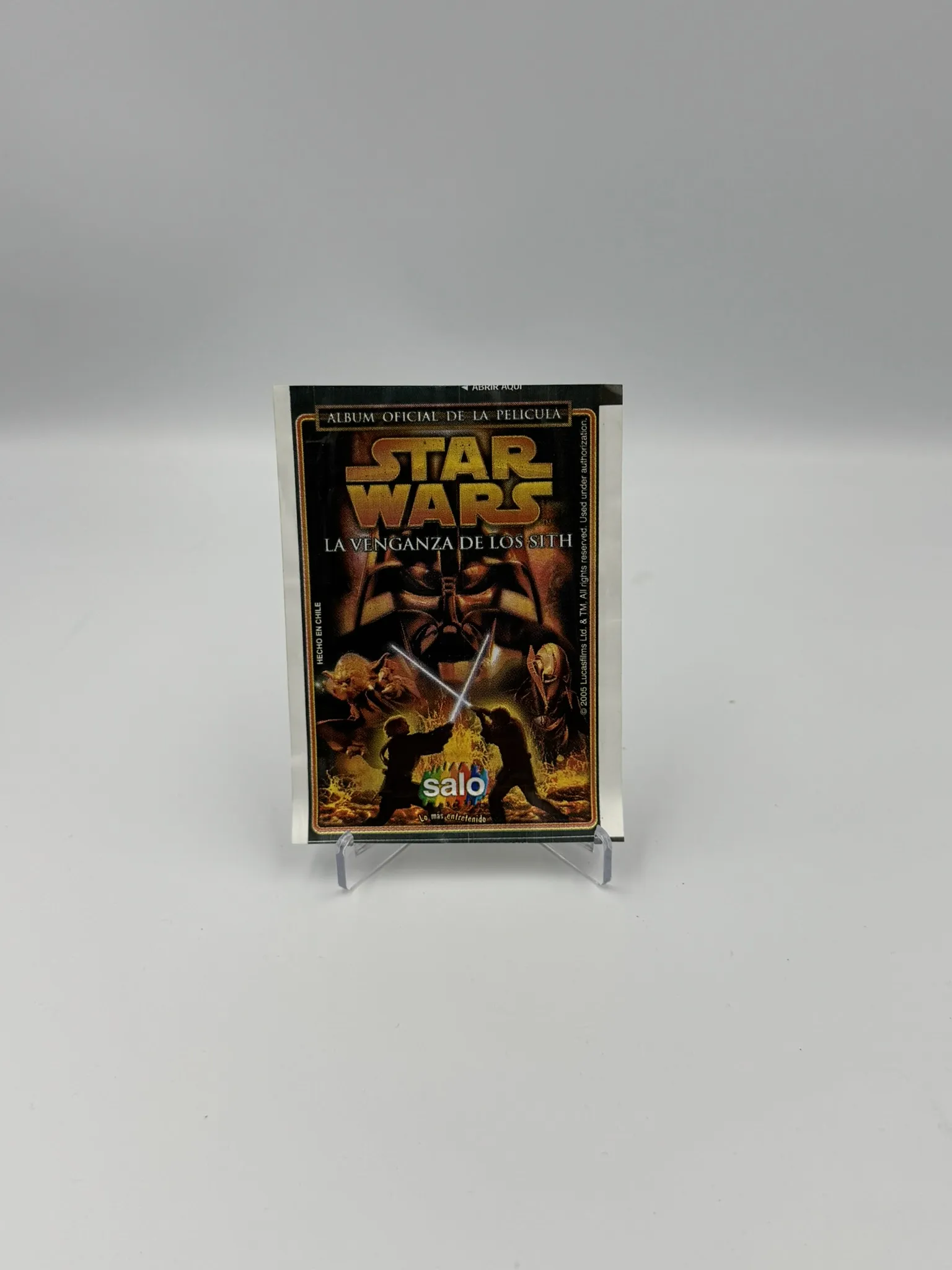 Star Wars - La Venganza de los Sith - Sobre de Laminas/Cromos/Figuritas Sellado Original - Salo