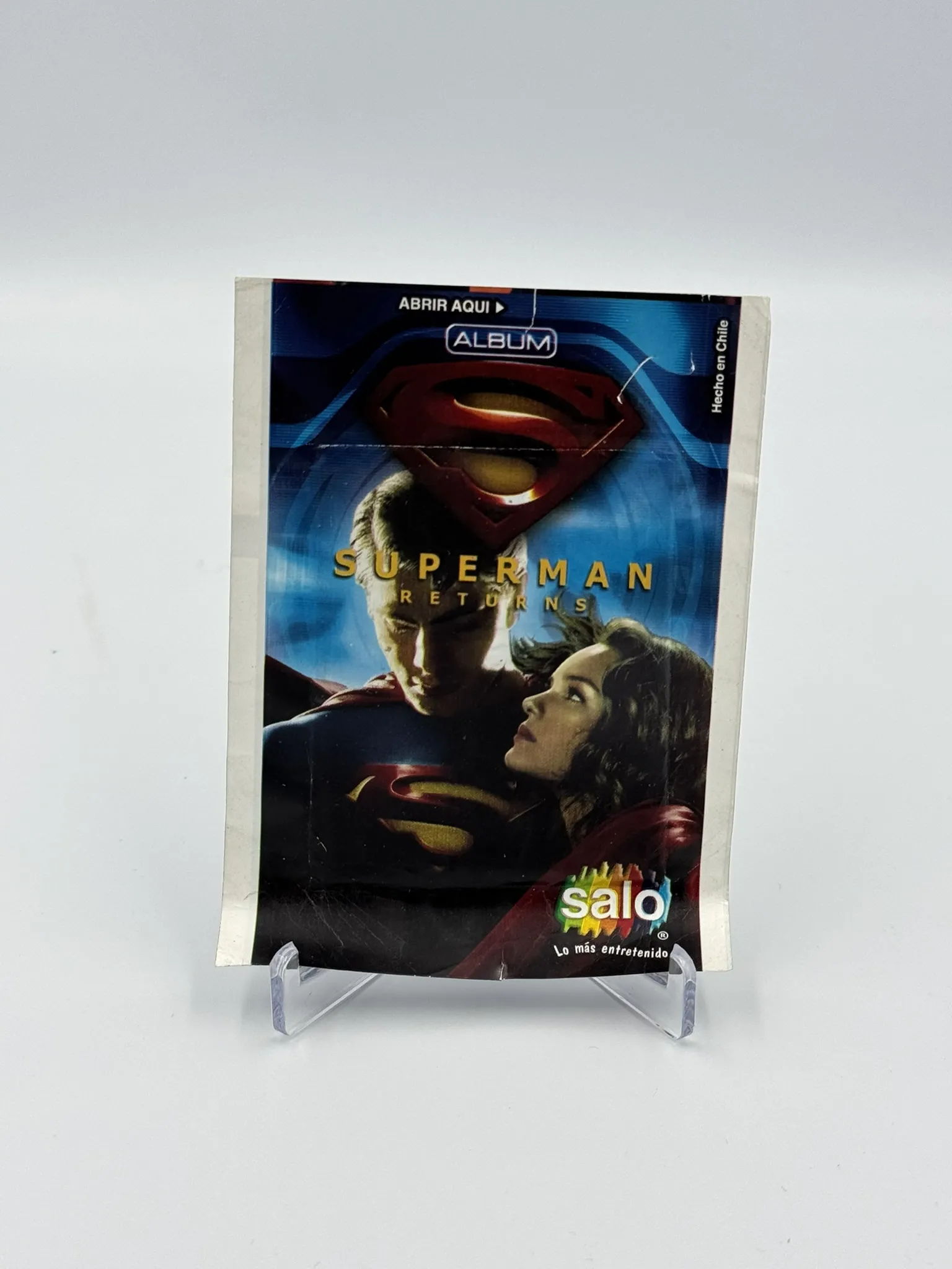 Superman Returns - Sobre de Laminas/Cromos/Figuritas Sellado Original - Salo