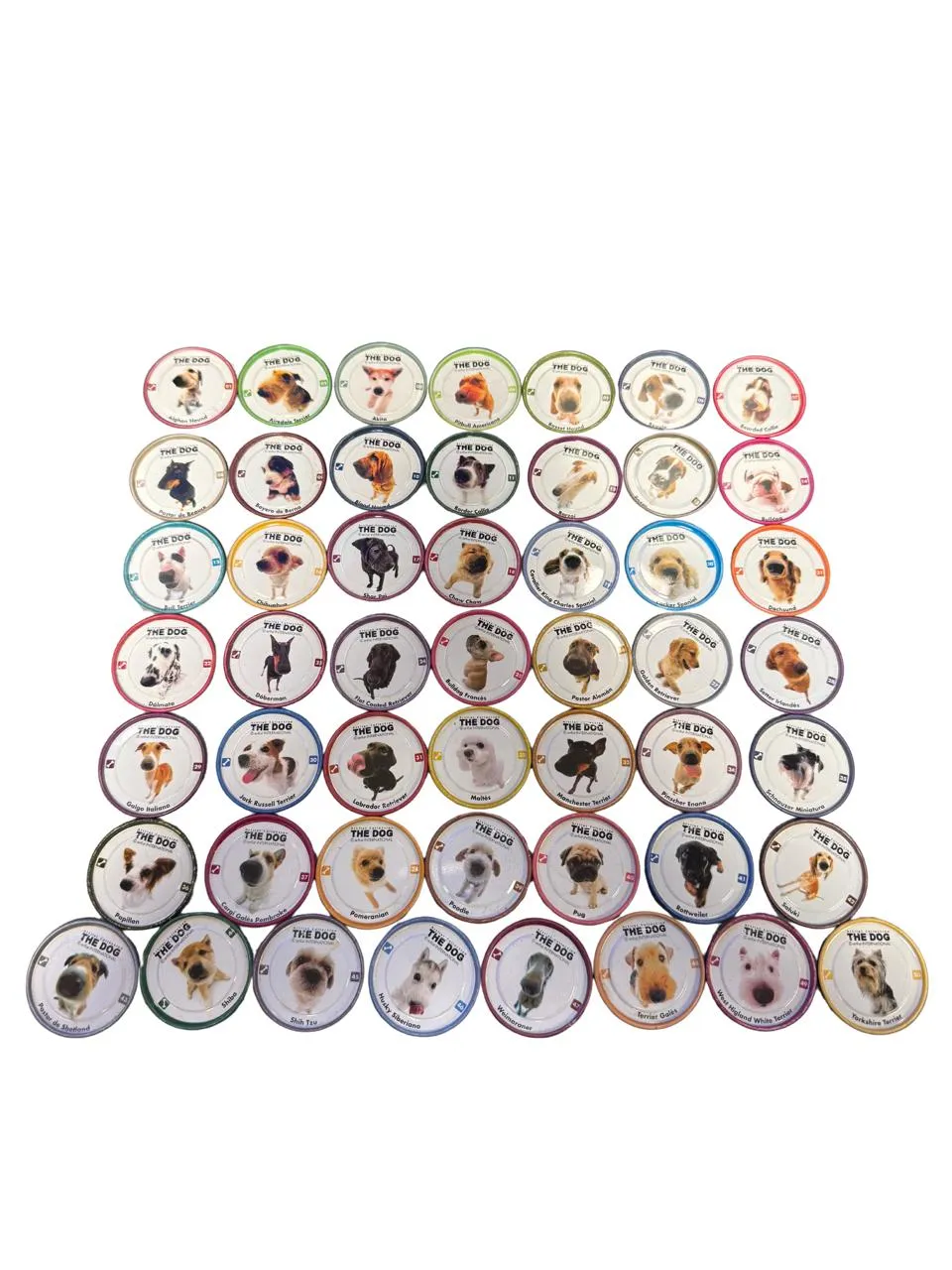 The Dog Tazos Metalix - Coleccion Completa - Evercrisp (2005)