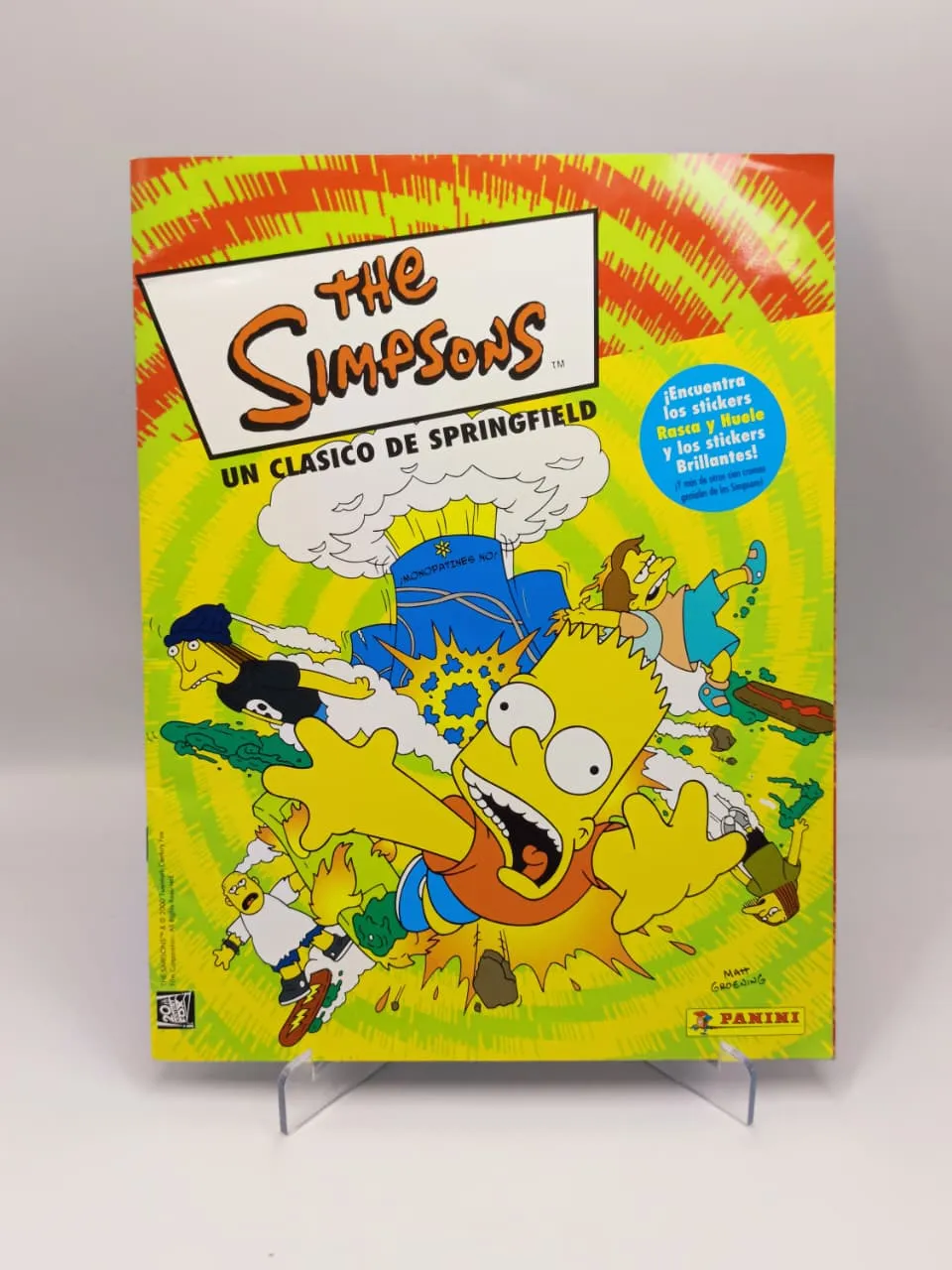 The Simpsons - Un Clásico de Springfield - Album Incompleto Pegado (72%) - Panini (2006)