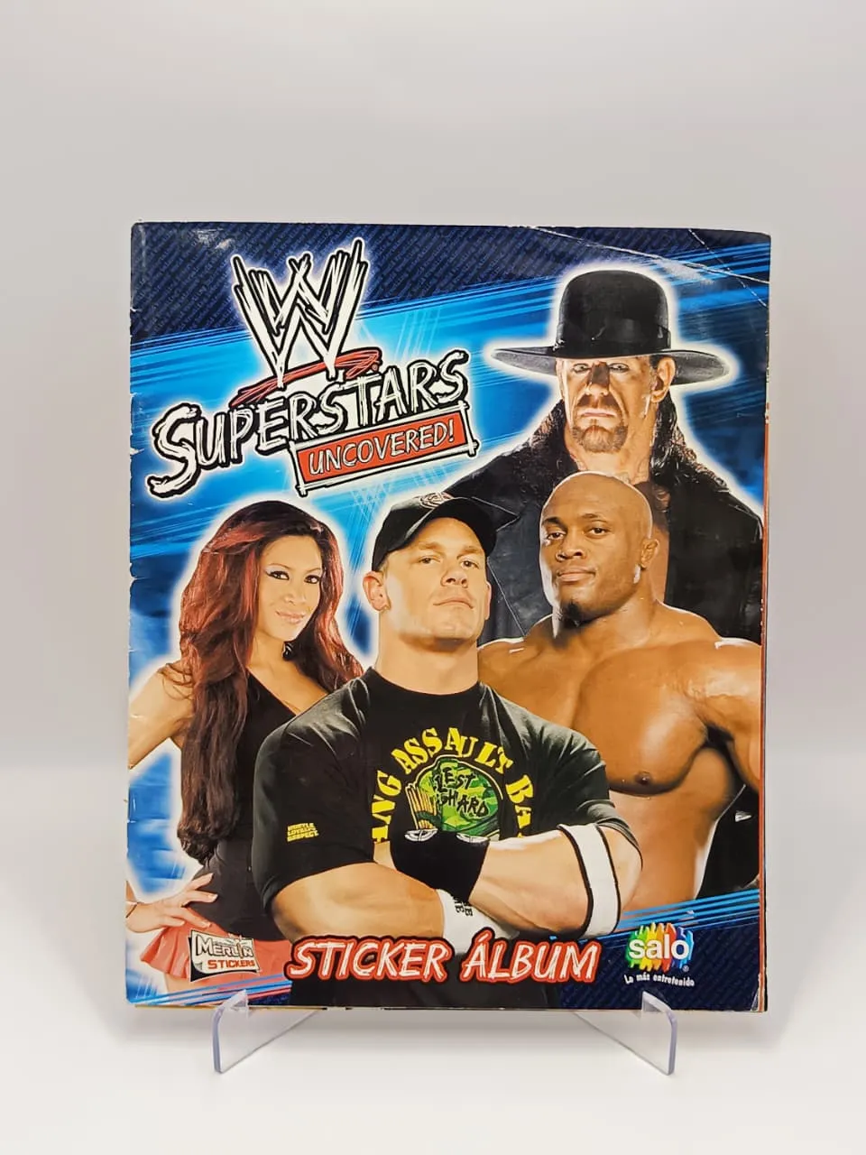 WW Superstars Uncovered - Album Incompleto Pegado (40%) - Salo (2007)