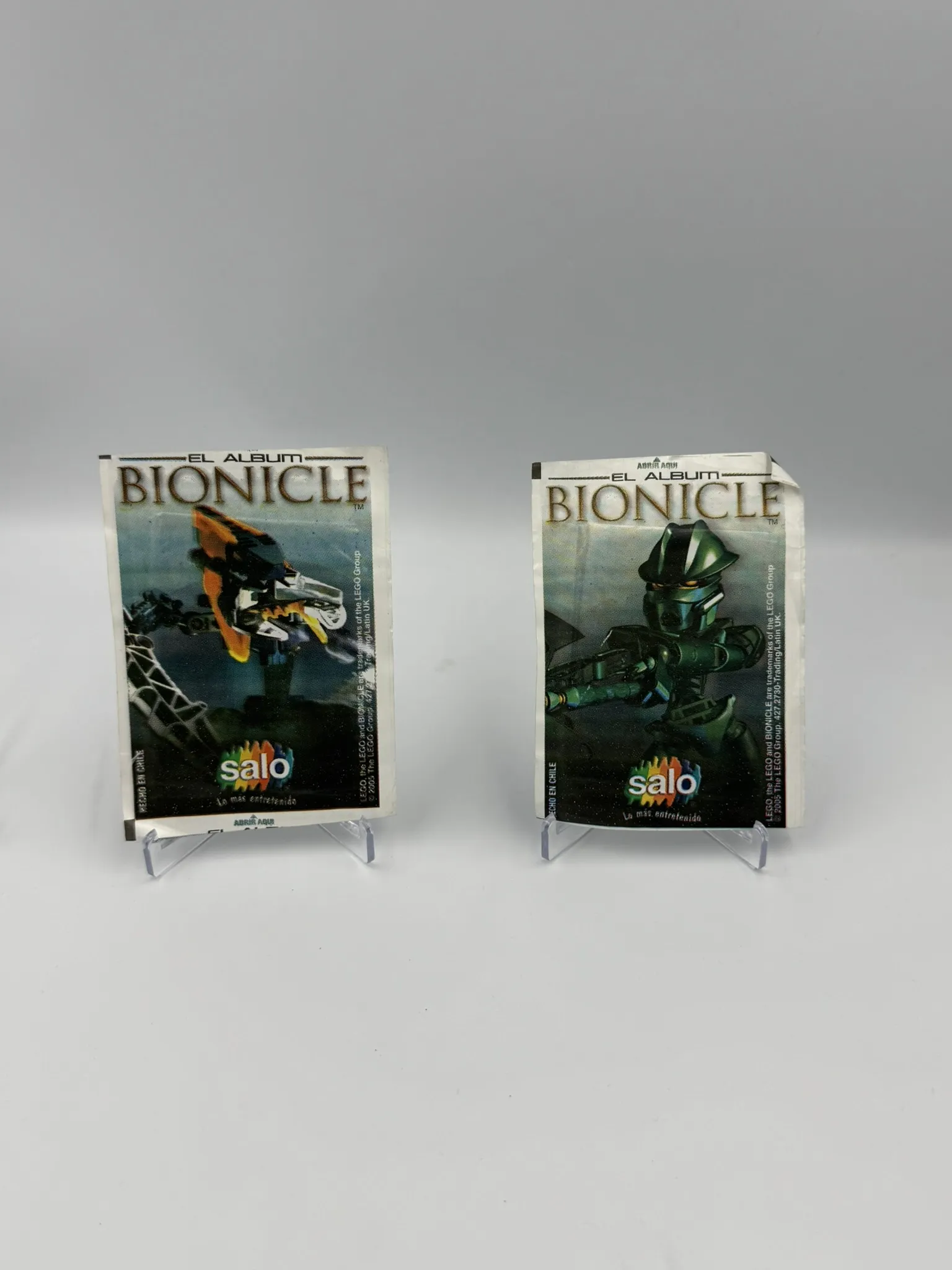 Bionicle - Sobre de Laminas/Cromos/Figuritas Sellado Original - Salo