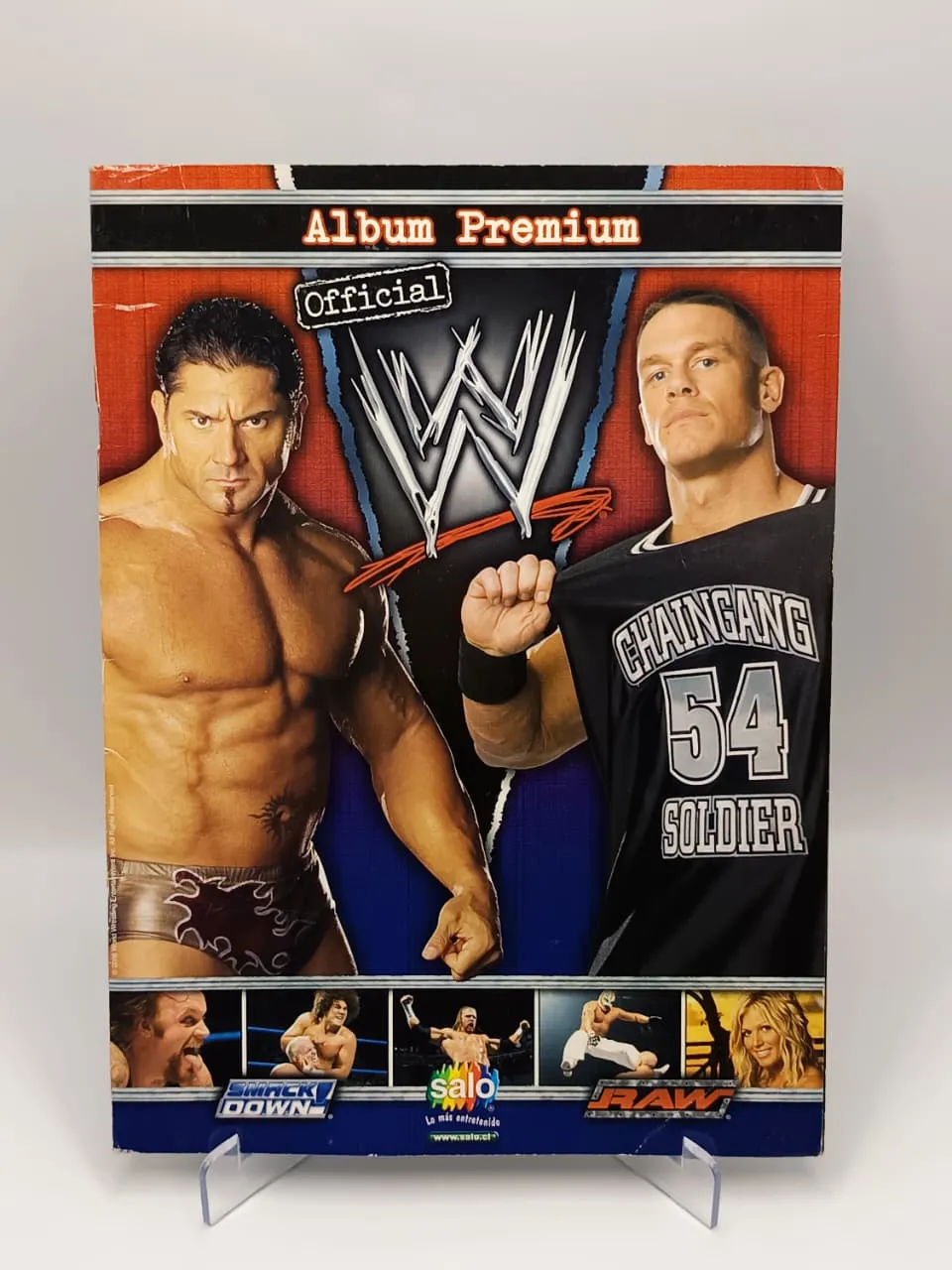 WWE Álbum Premium Official - Album Incompleto Pegado (30%) - Salo (2006)
